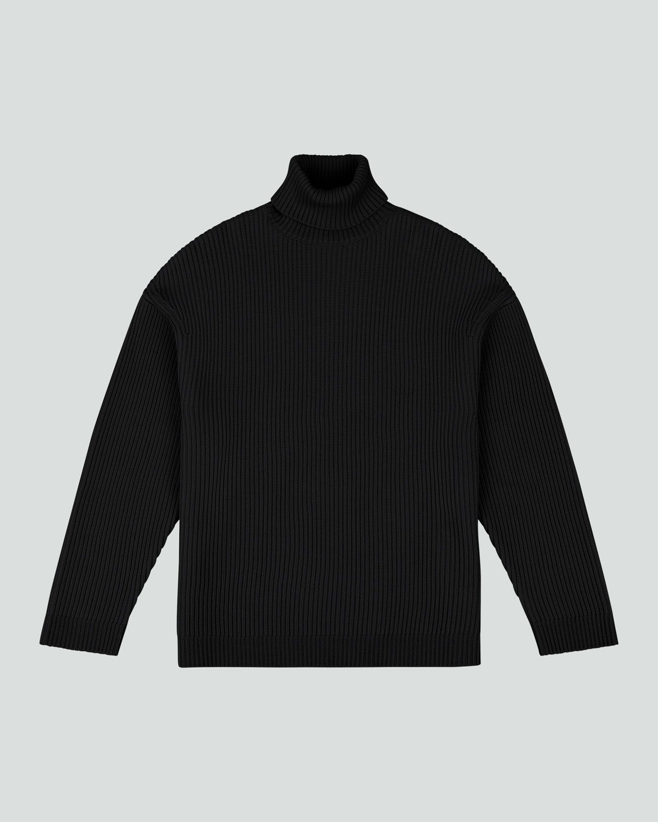 chunky turtleneck black - entire studios