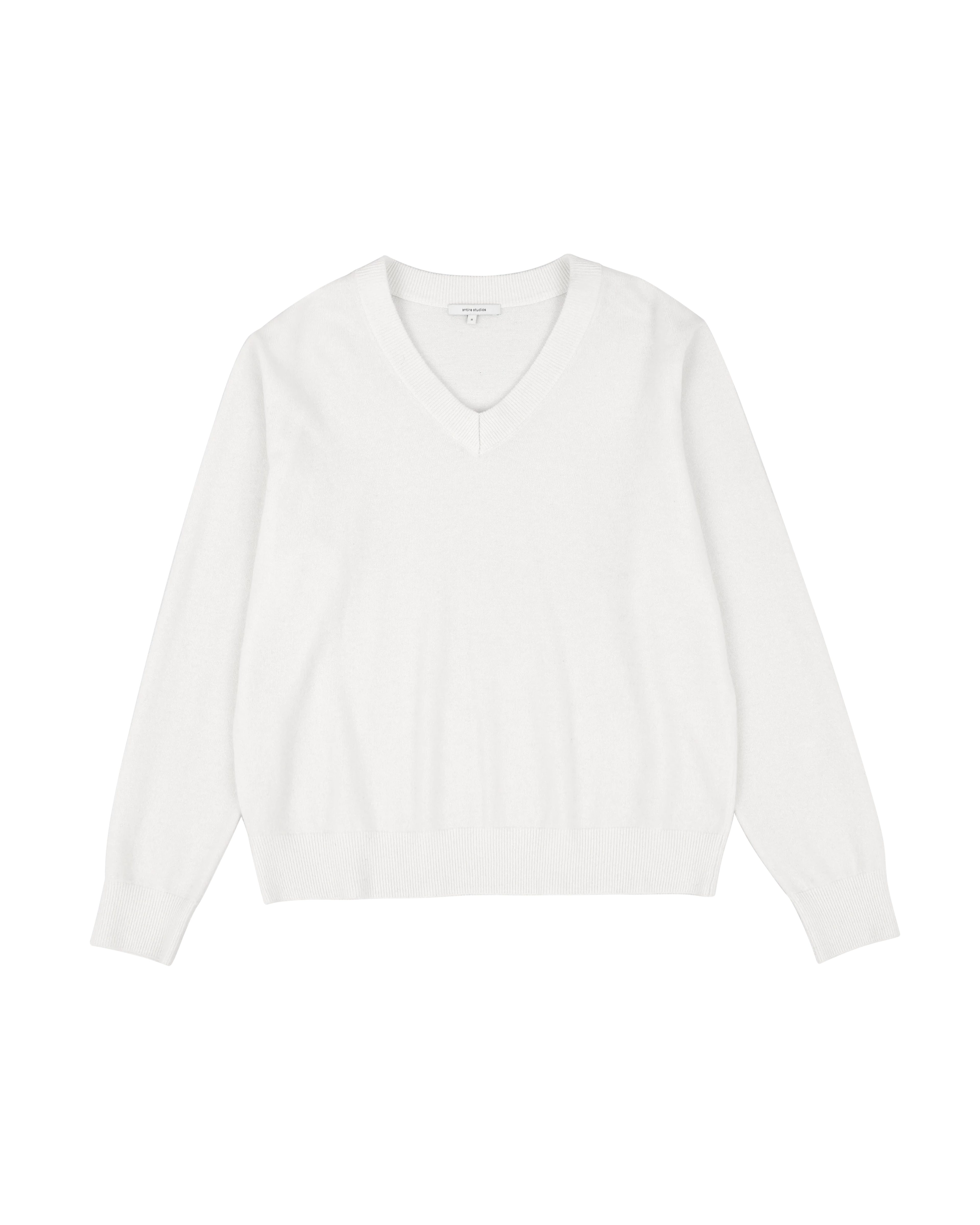 Knit V Neck Bone - Image 3