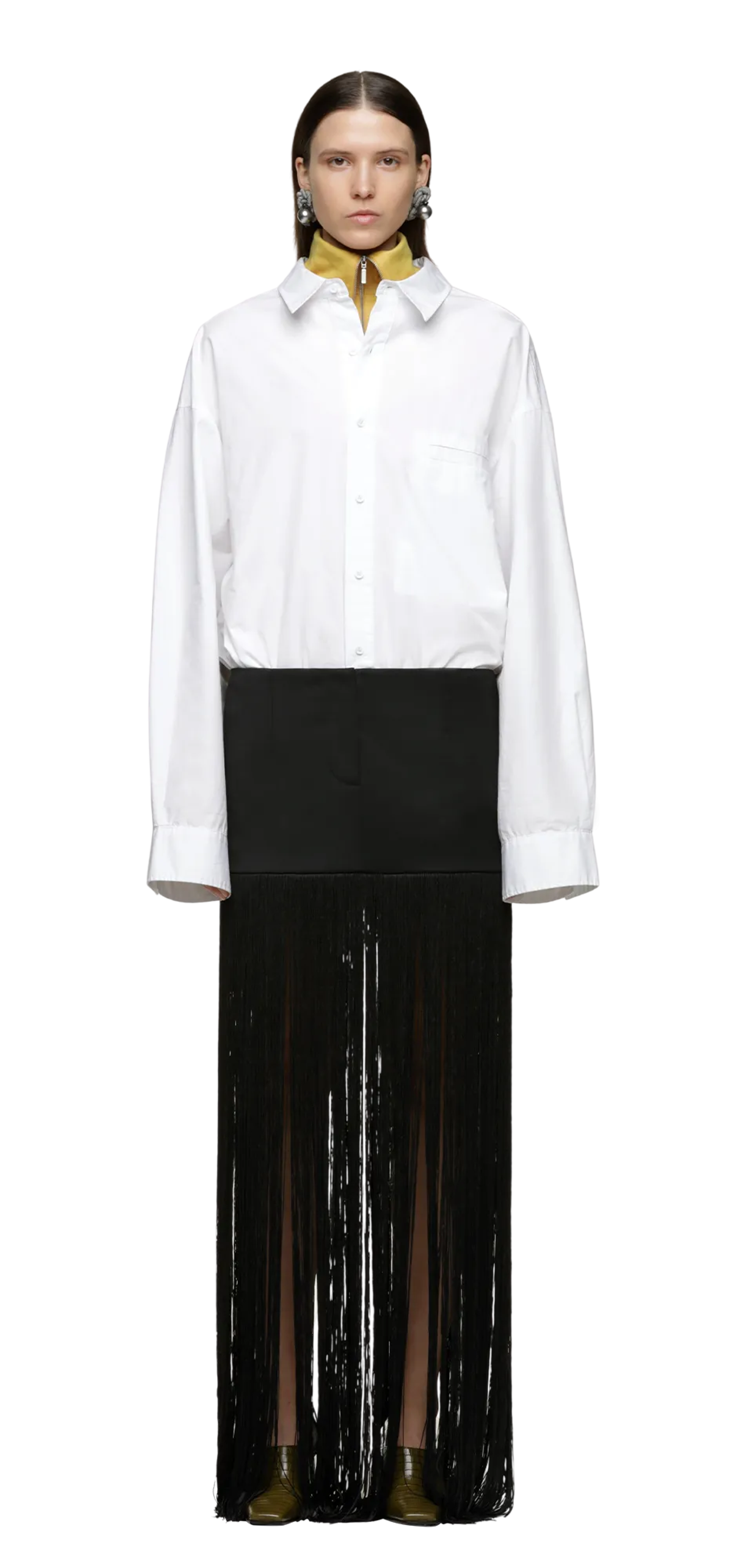 bundles-skirt-black-wool character front view