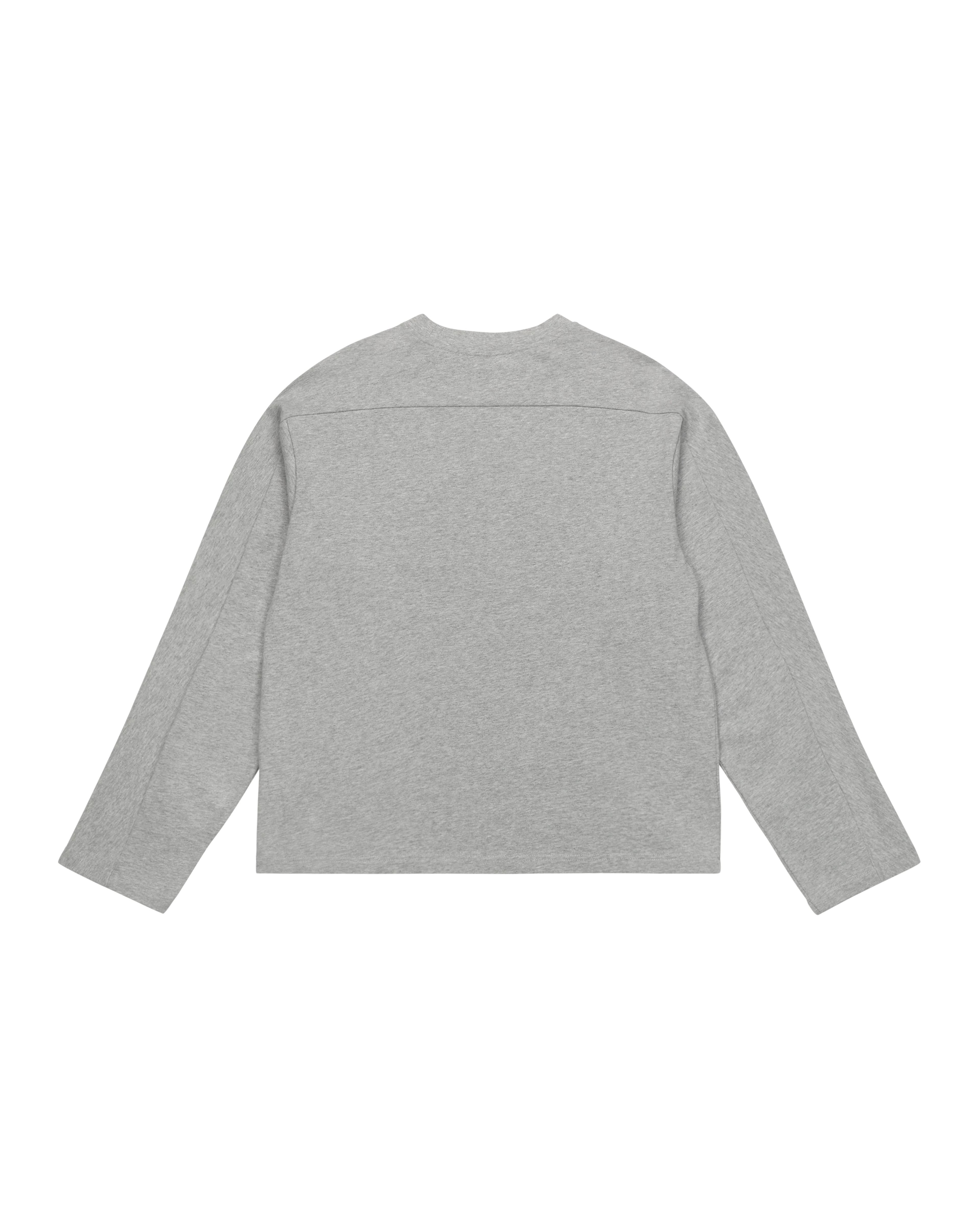 Heavy Long Sleeve Grey Marle - Image 5