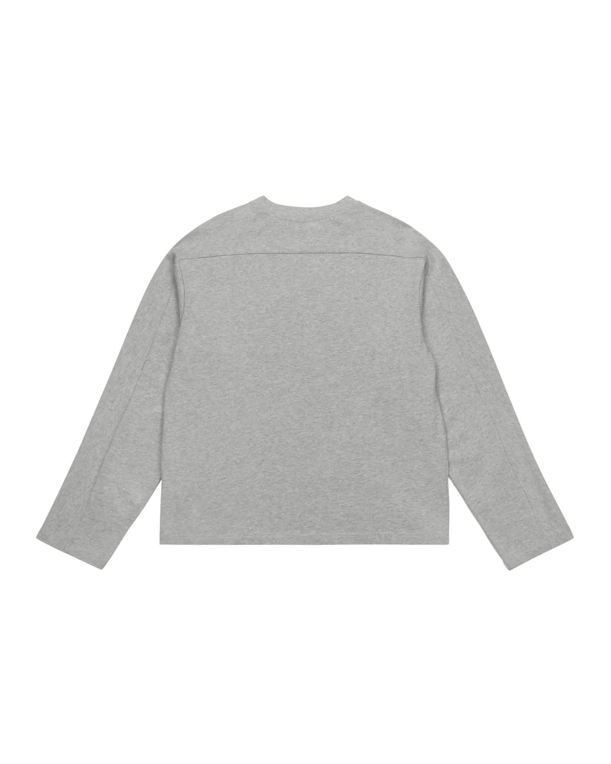Heavy Long Sleeve Grey Marle - Image 5