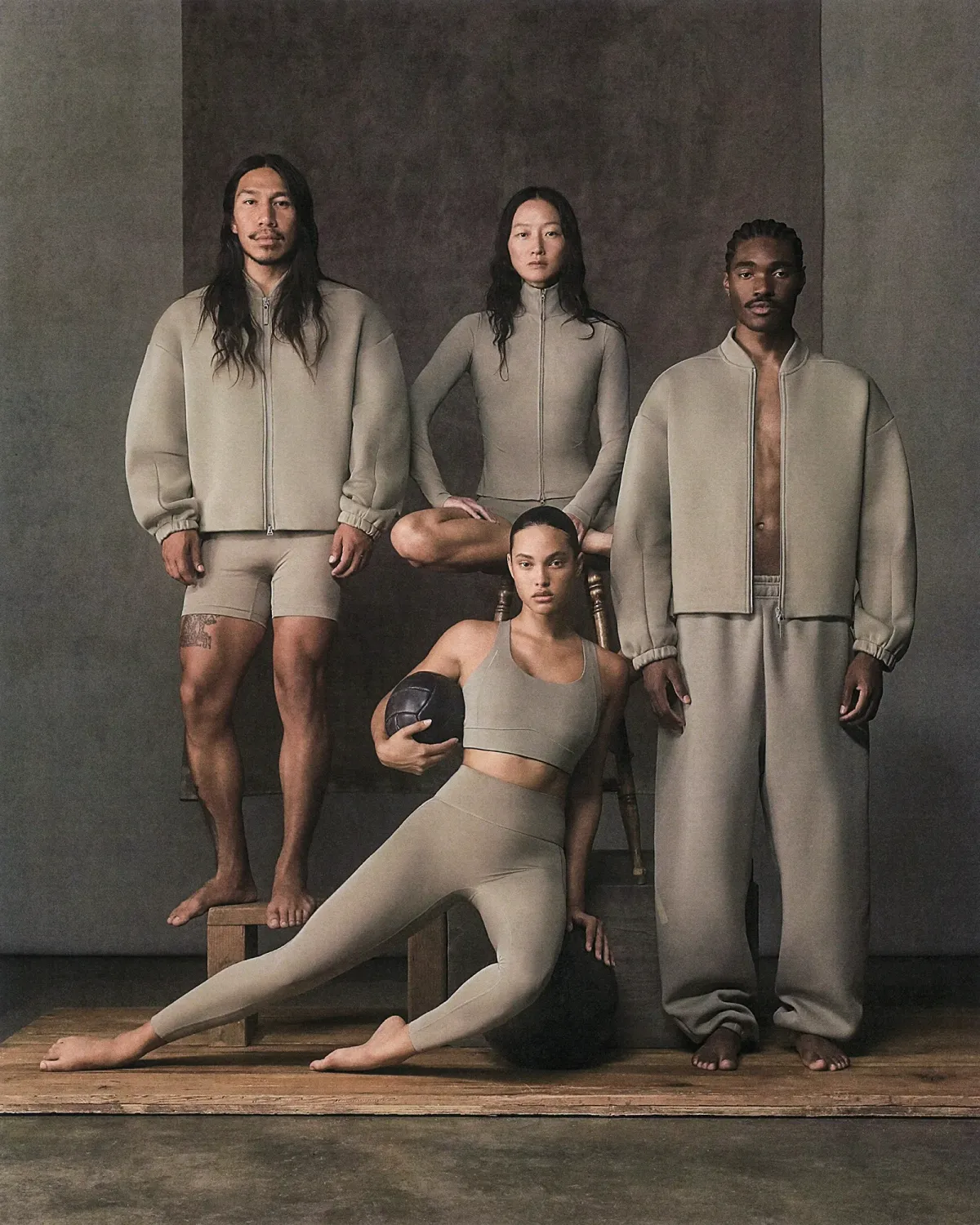 Z.N.E. Pant Knit Putty Beige - Image 3