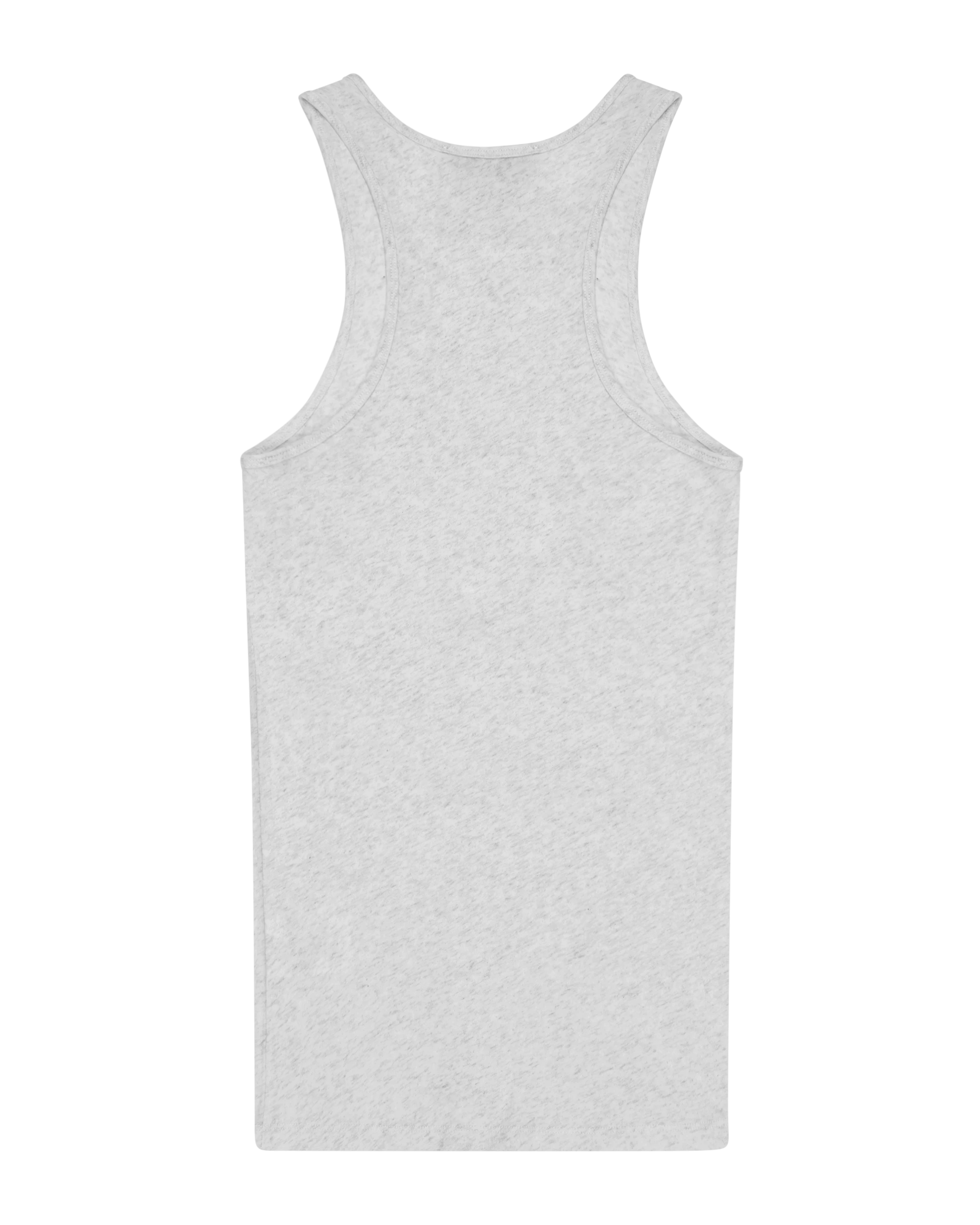 Muscle Tank Top Heather Grey - Image 6