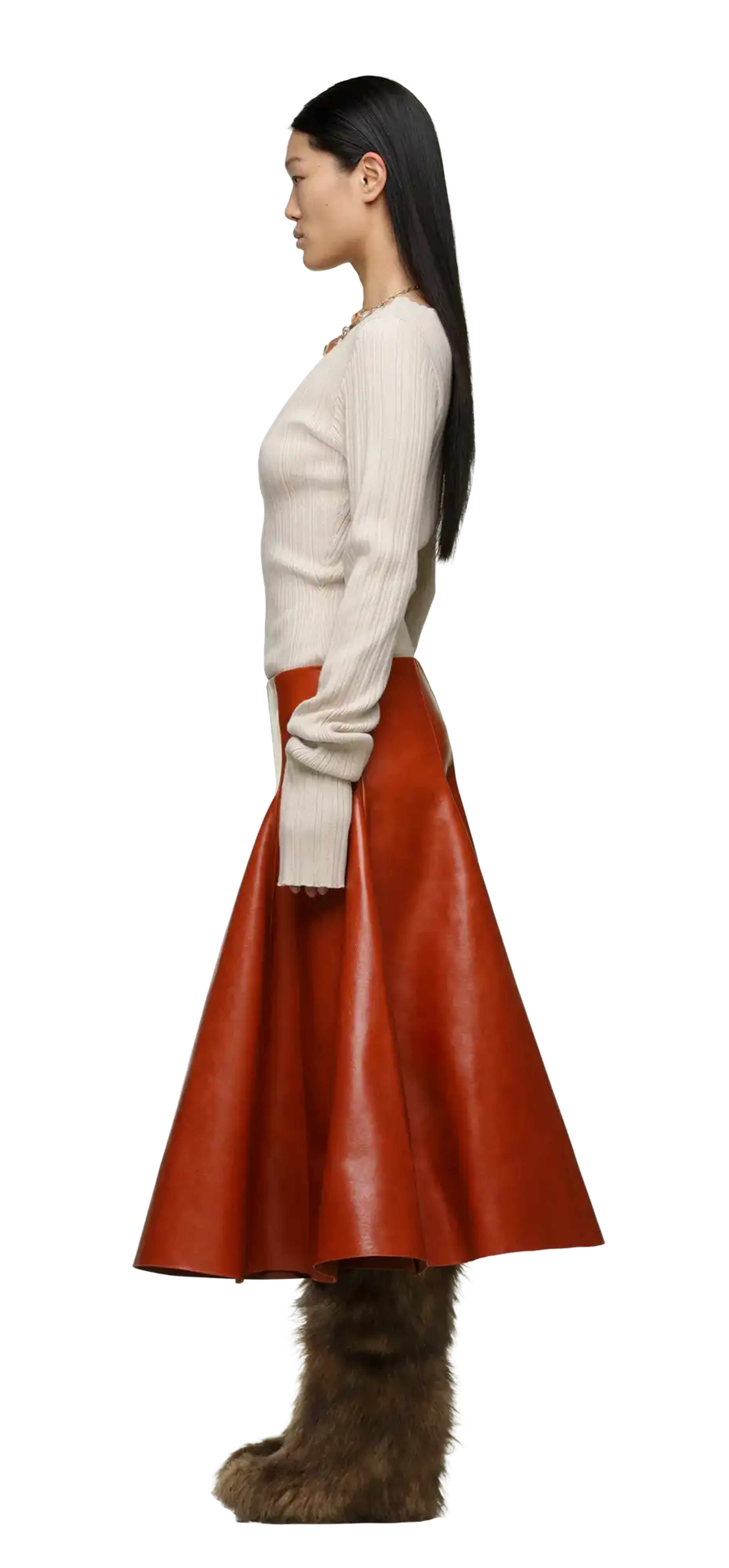 delta-skirt-copper character left view