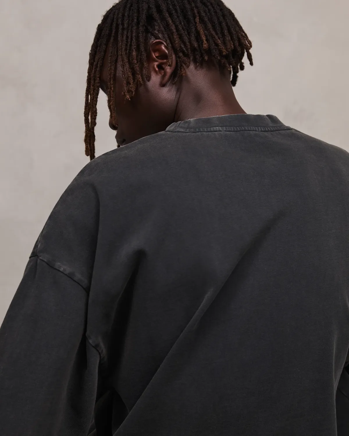 Heavy Boxy Tee Washed Black - Image 4