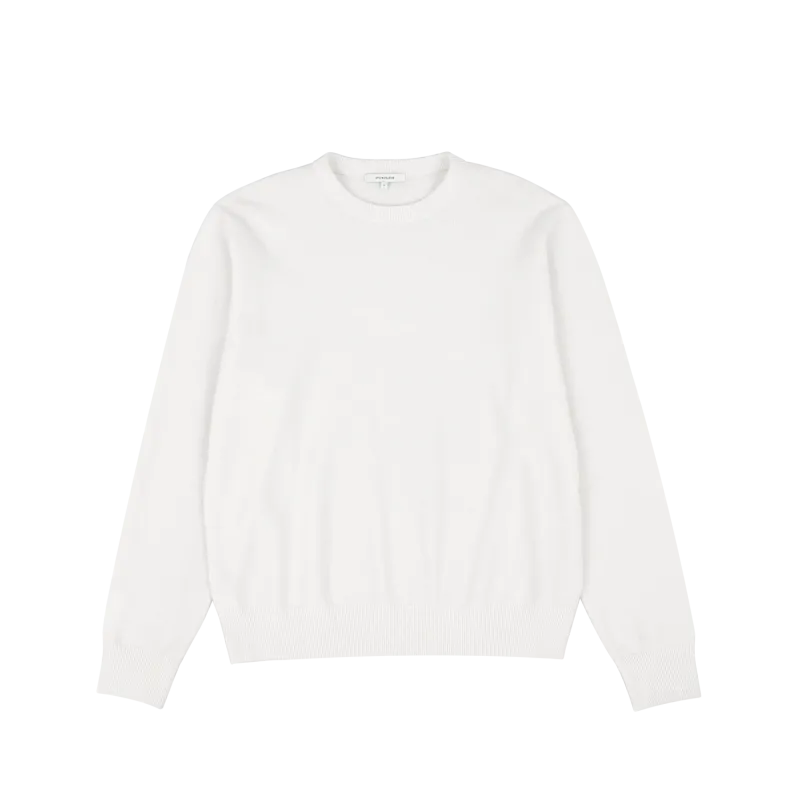 knit-crewneck-bone garment view