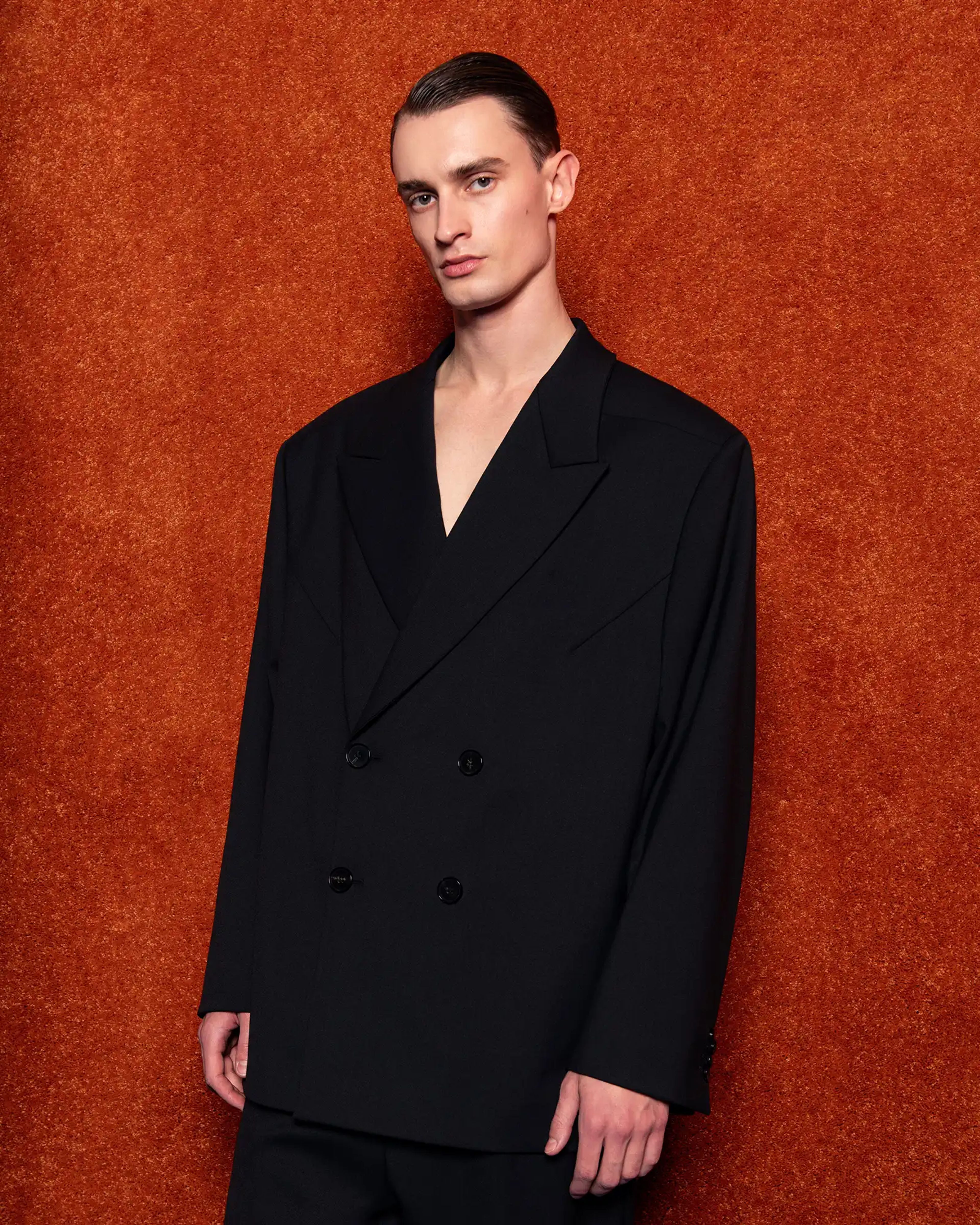 Double Breasted Blazer Black - Image 2