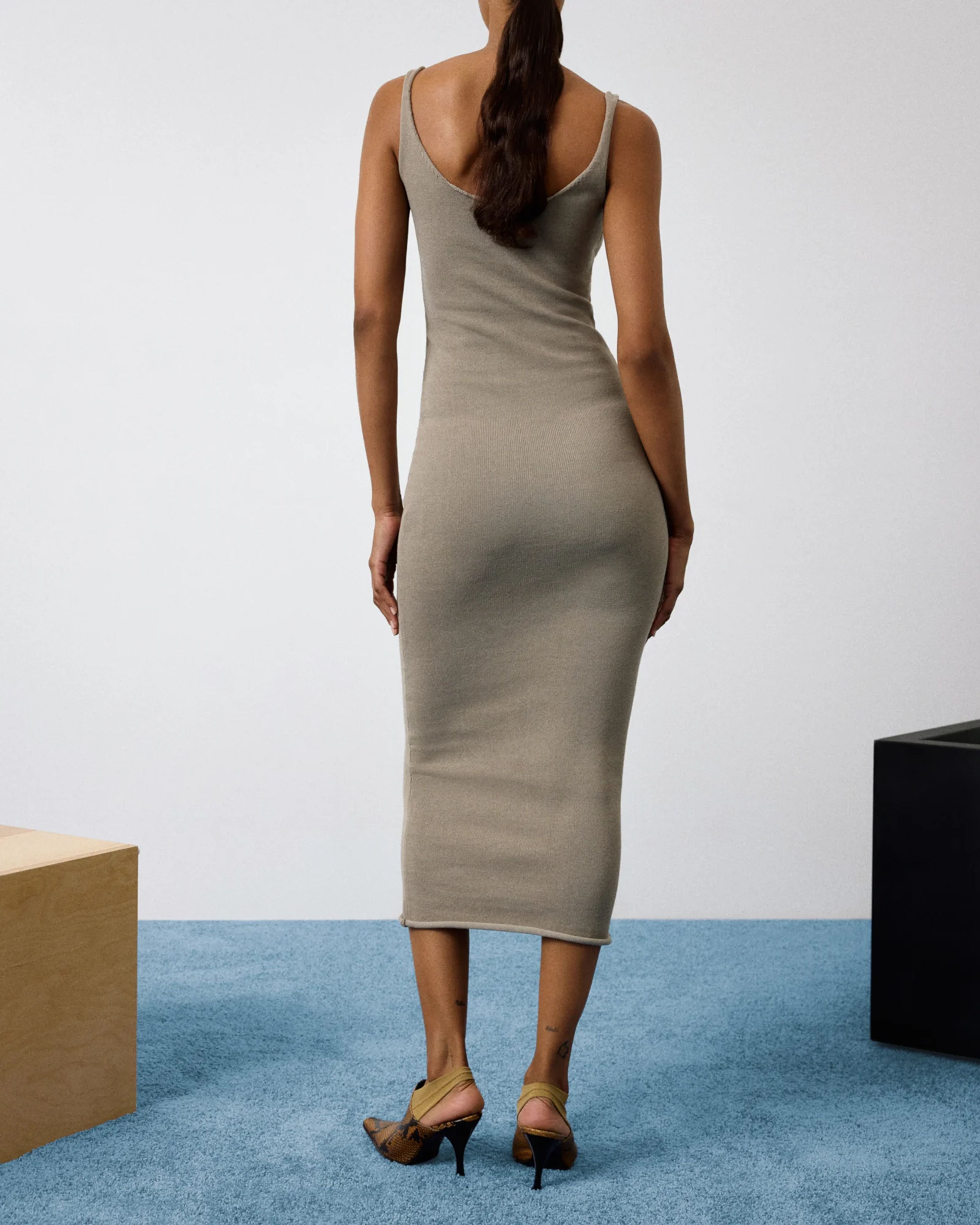 Raw Knit Midi Clay - Image 1