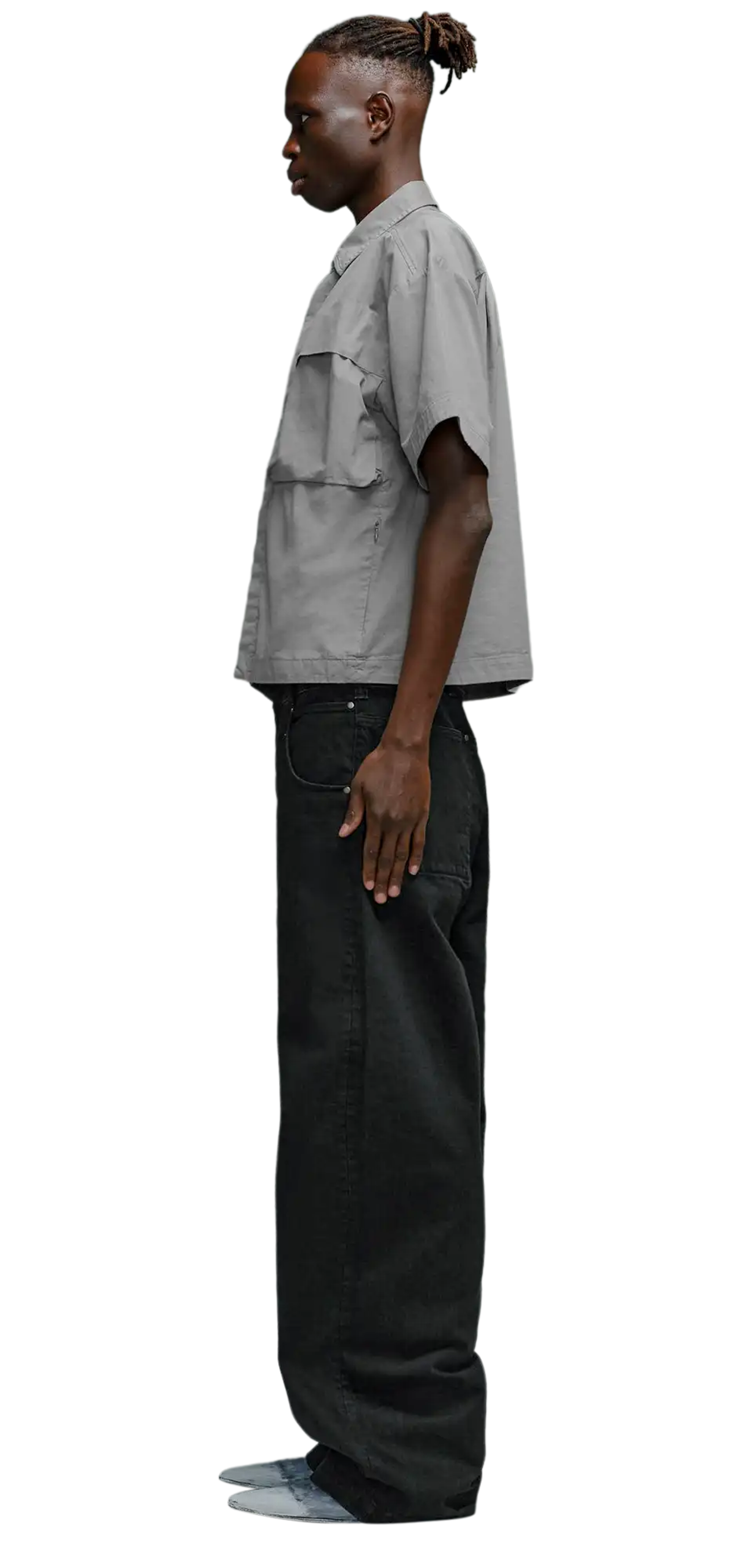 task-shirt-elephant-grey character left view