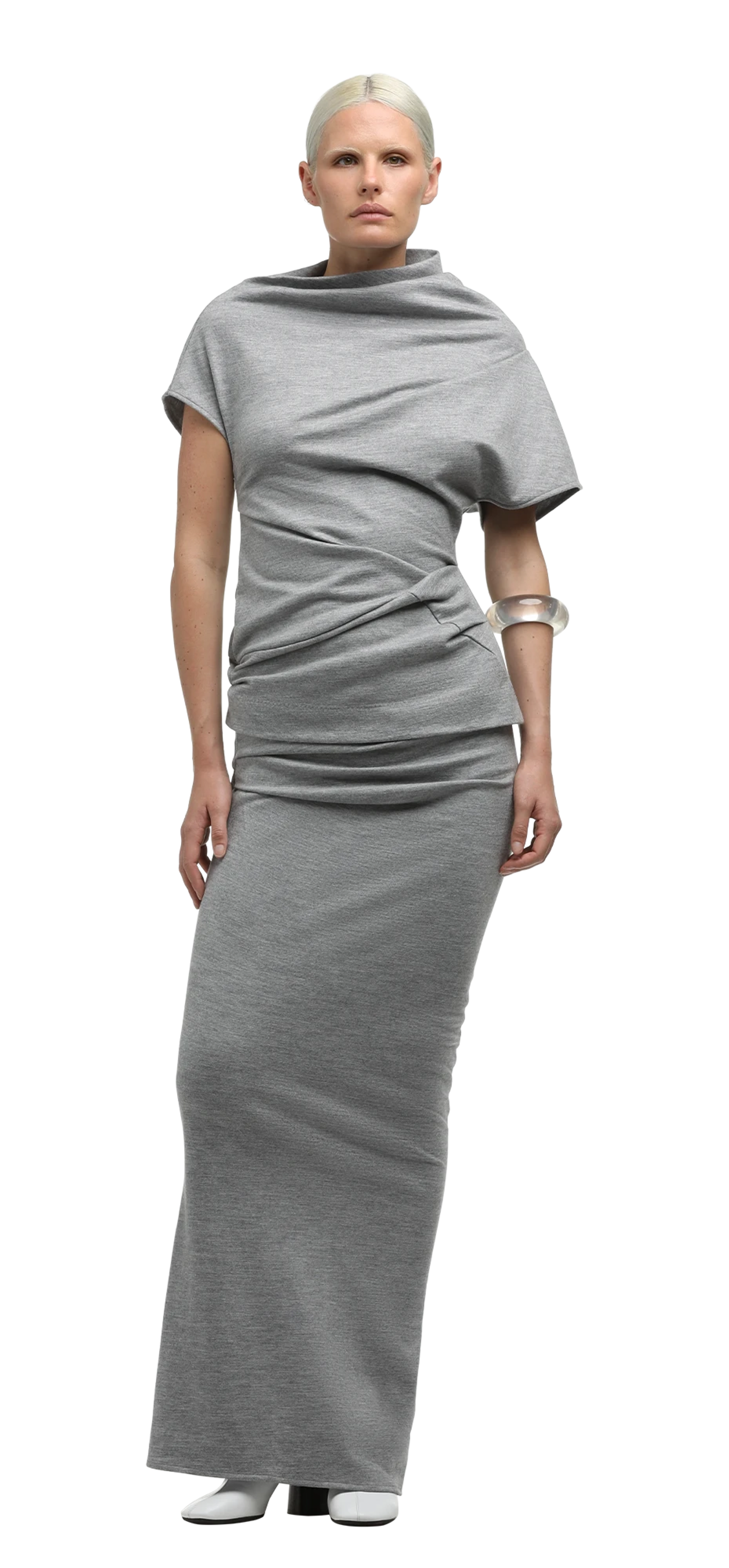 flop-top-mid-grey character front view