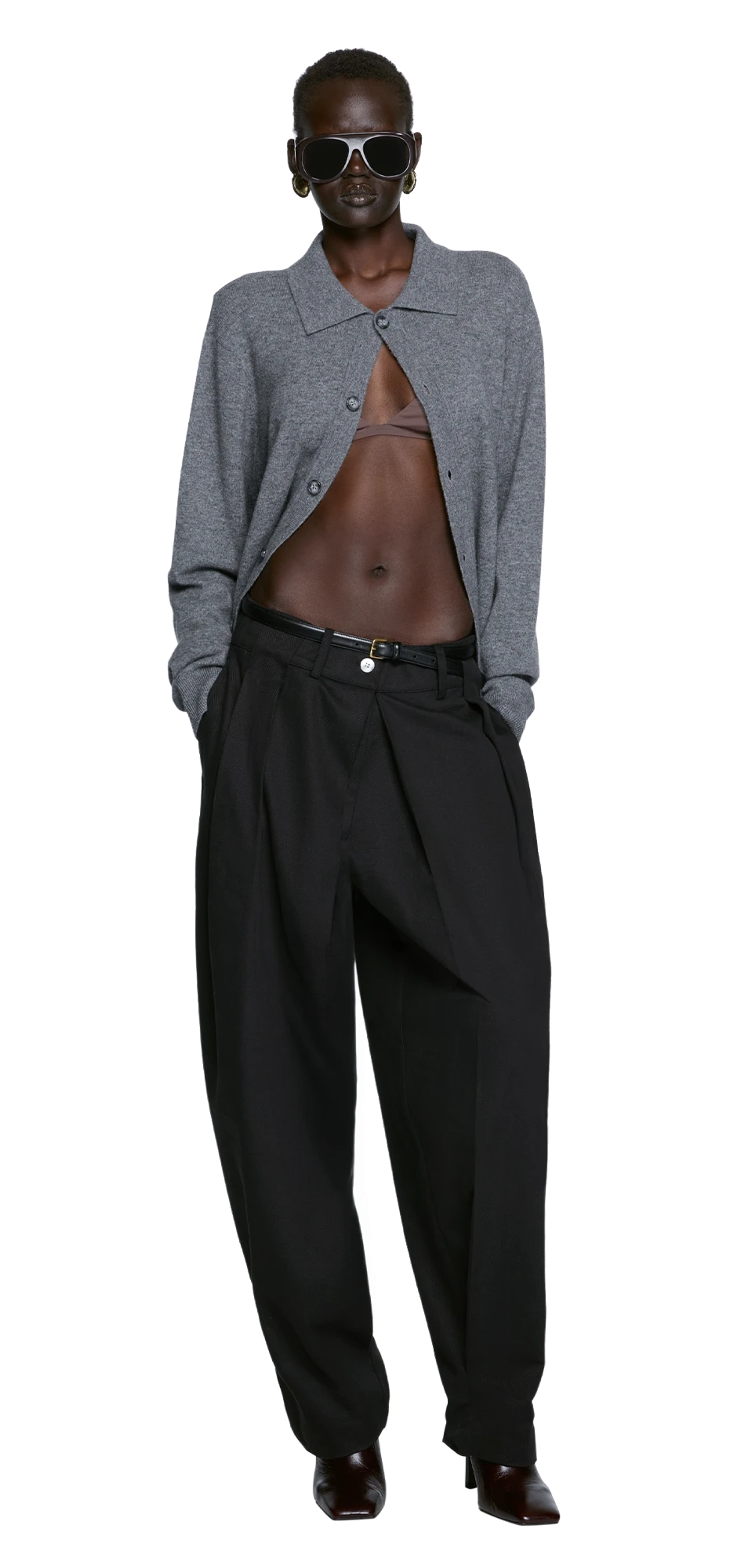 lee-pant-black character front view