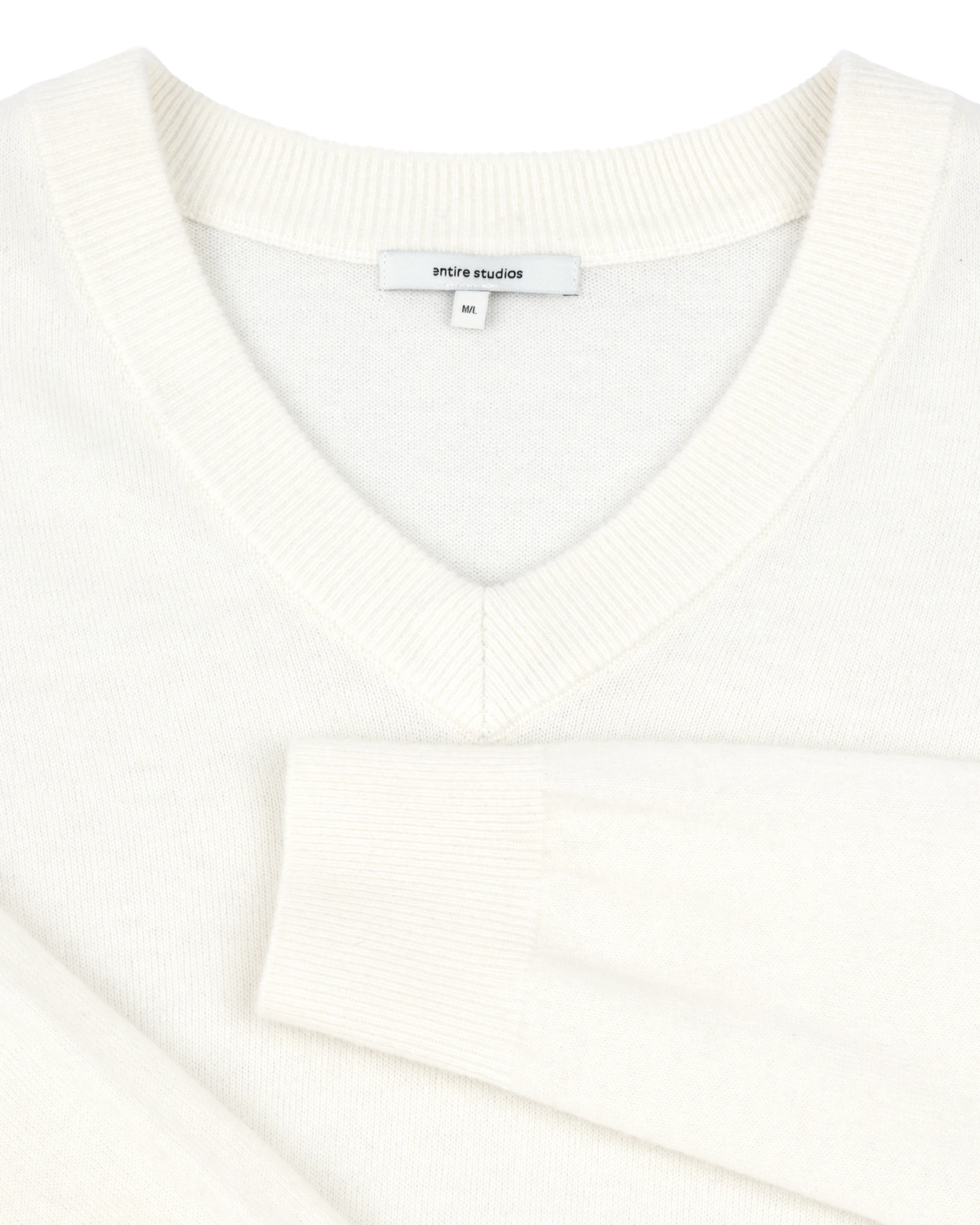 Knit V Neck Bone - Image 4