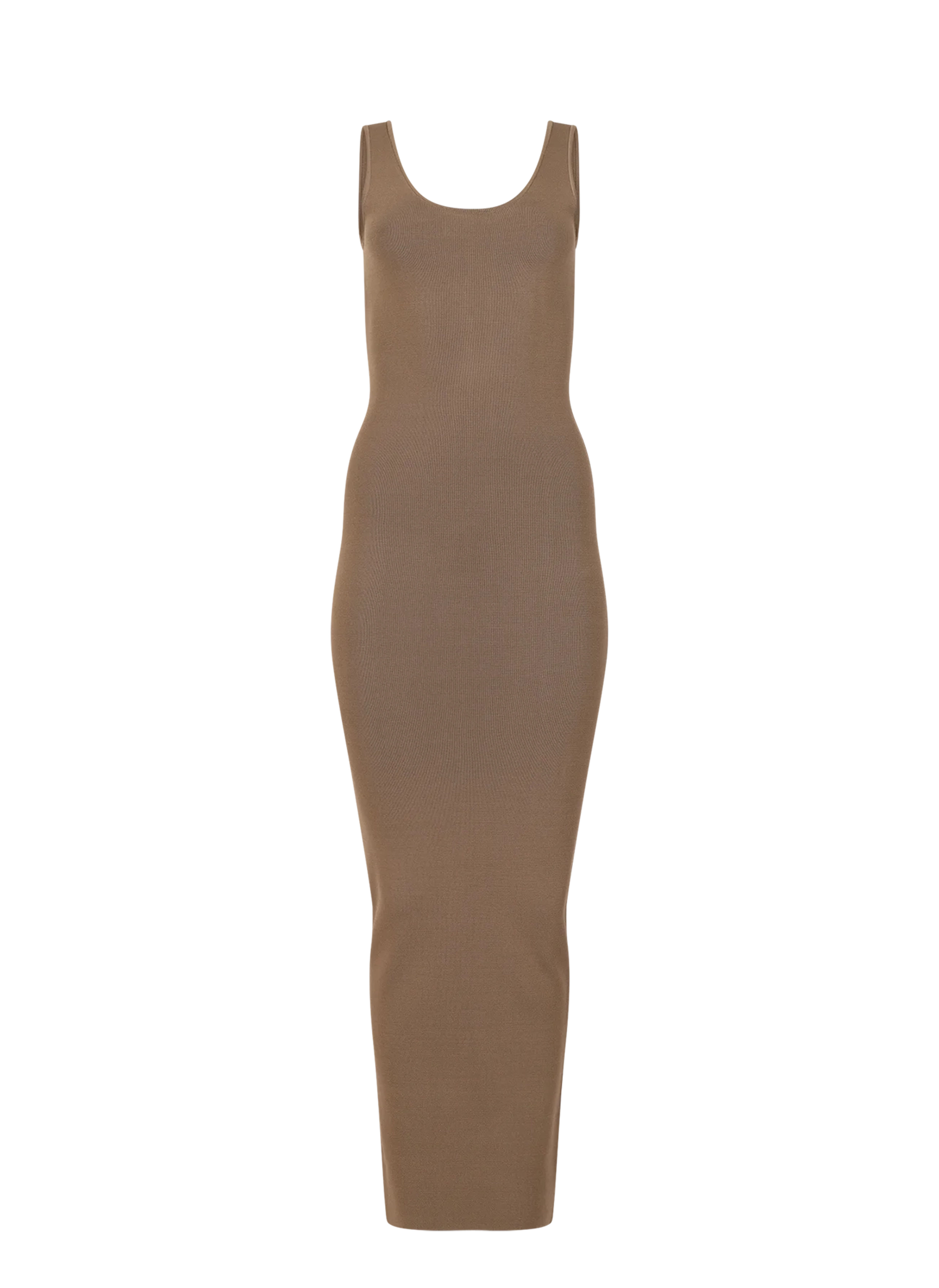 Product square-neck-knit-midi-tan thumbnail