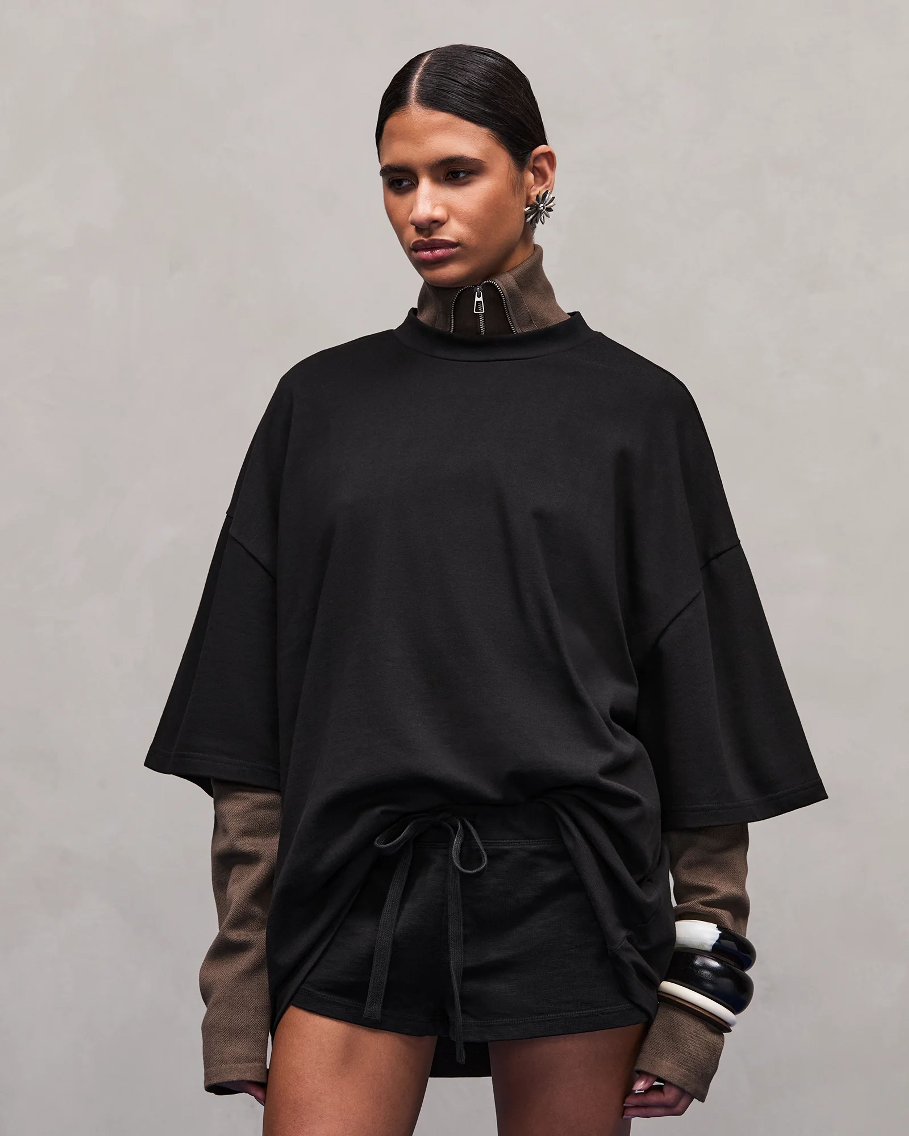 Heavy Boxy Tee Black - Image 5