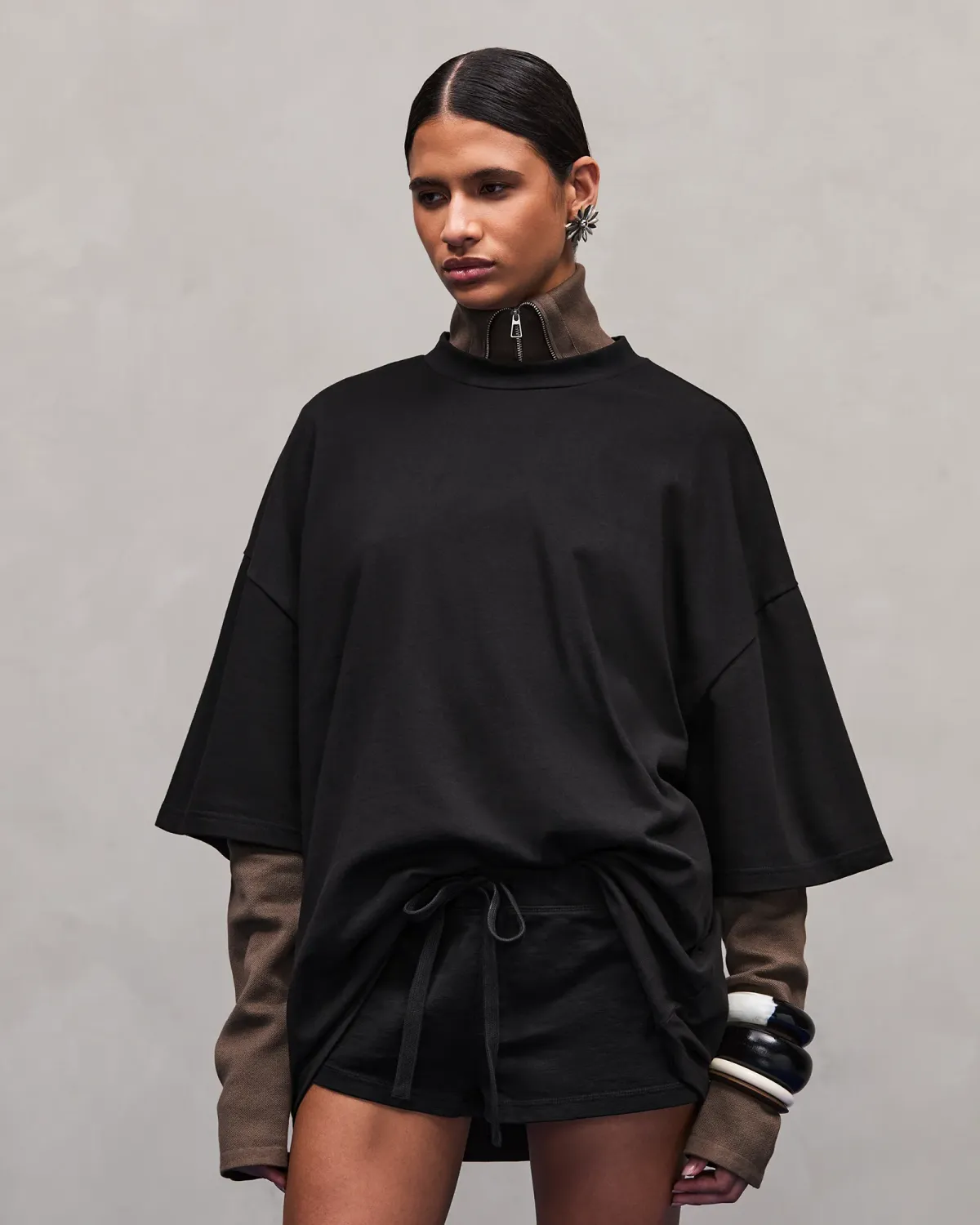 Heavy Boxy Tee Black - Image 5