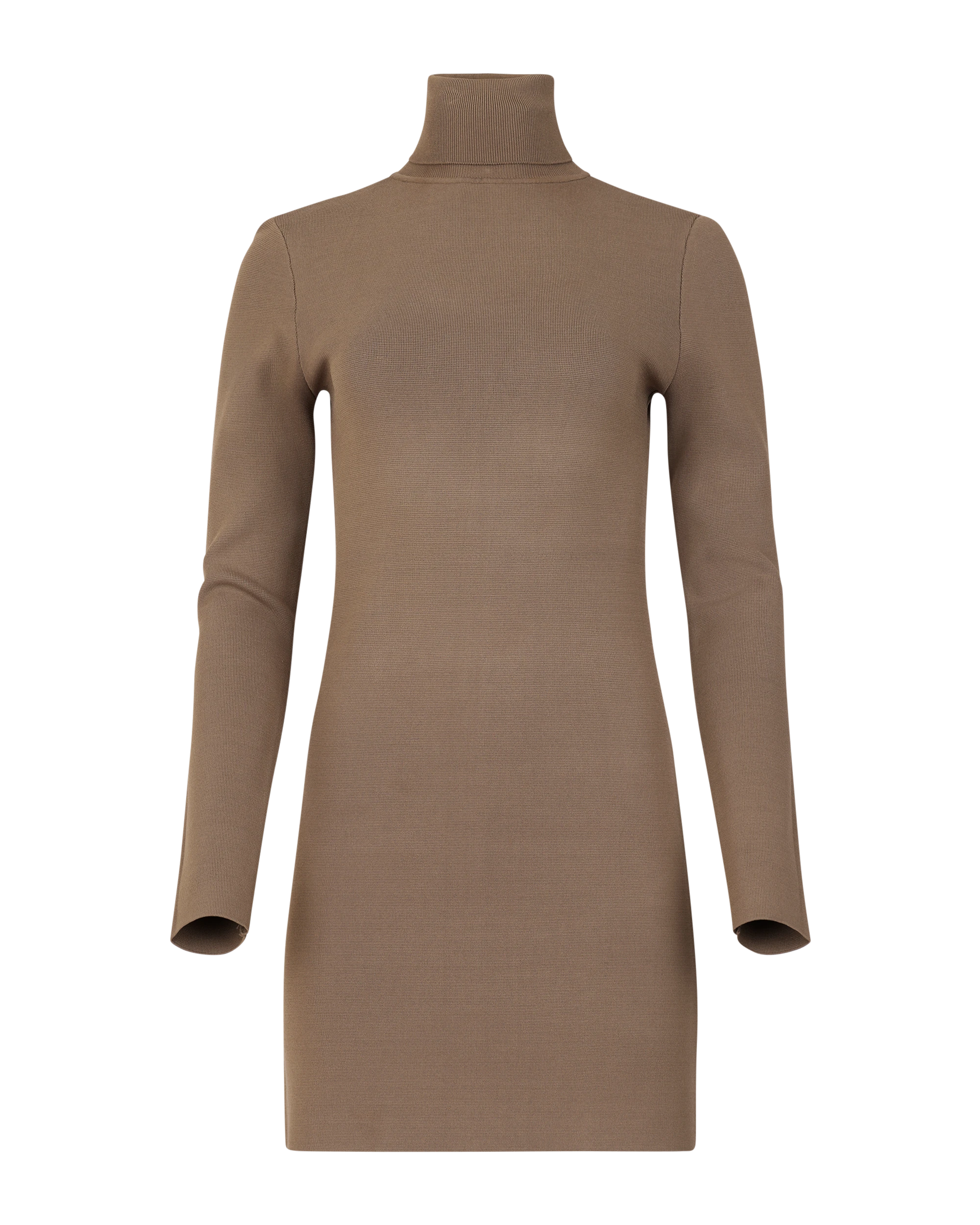Compressed Mini Dress Tan - Image 4
