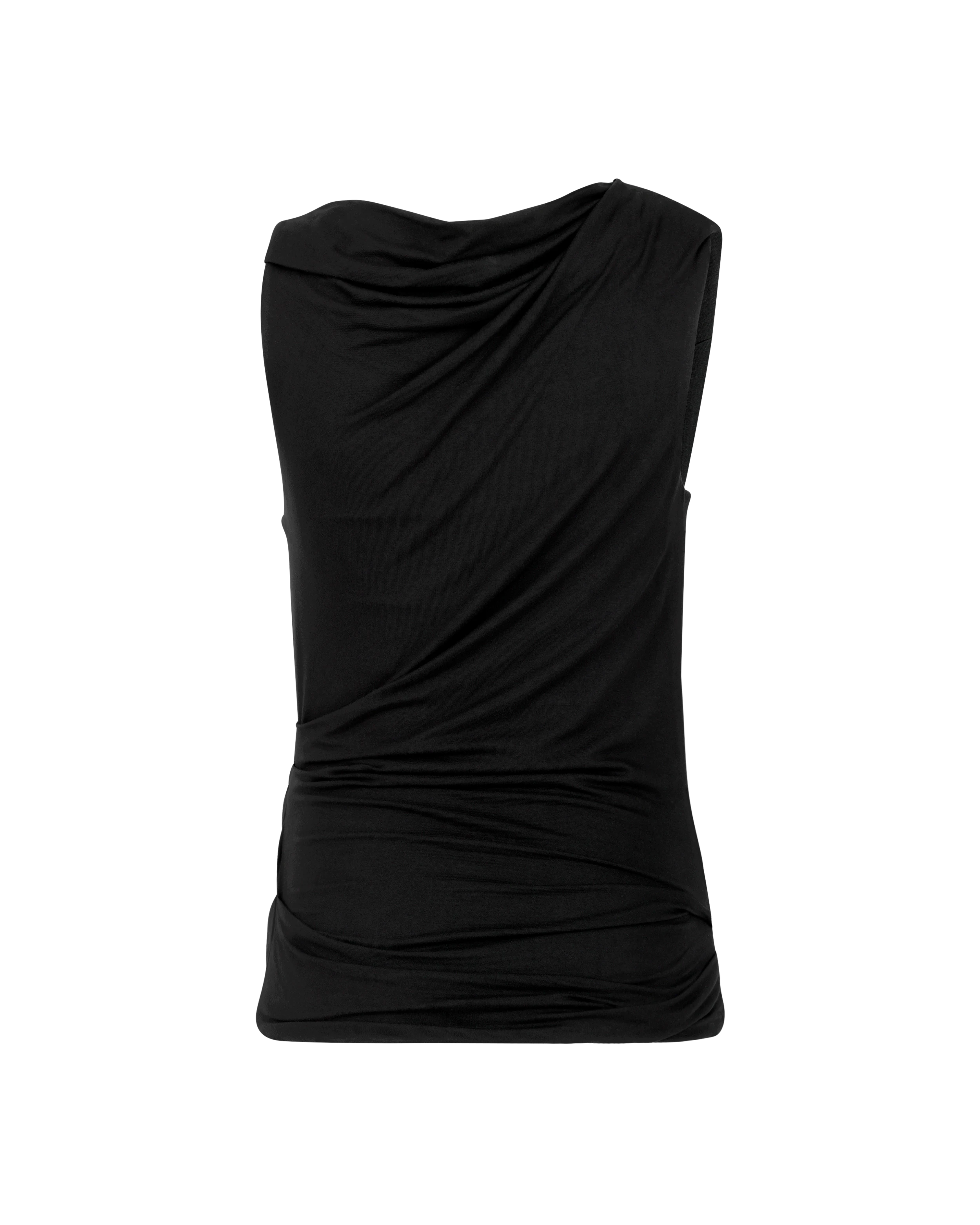 Drape Tank Black - Image 6