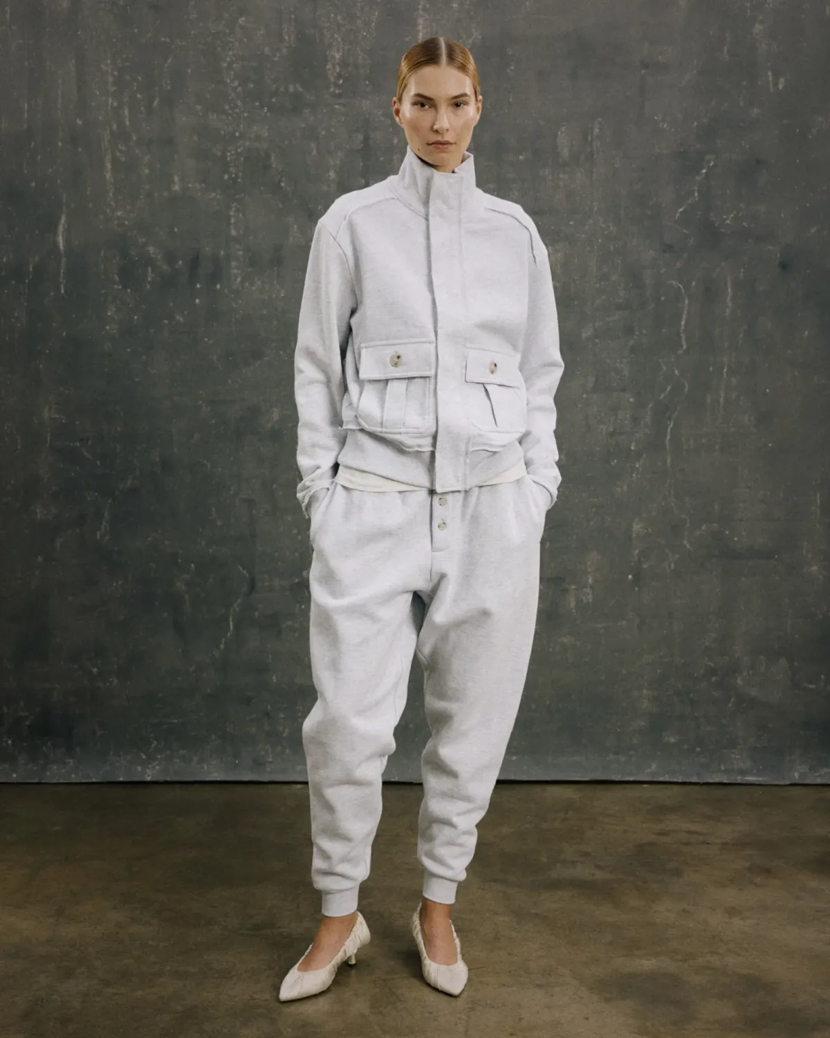 Cadet Sweat Heather Grey - Image 4