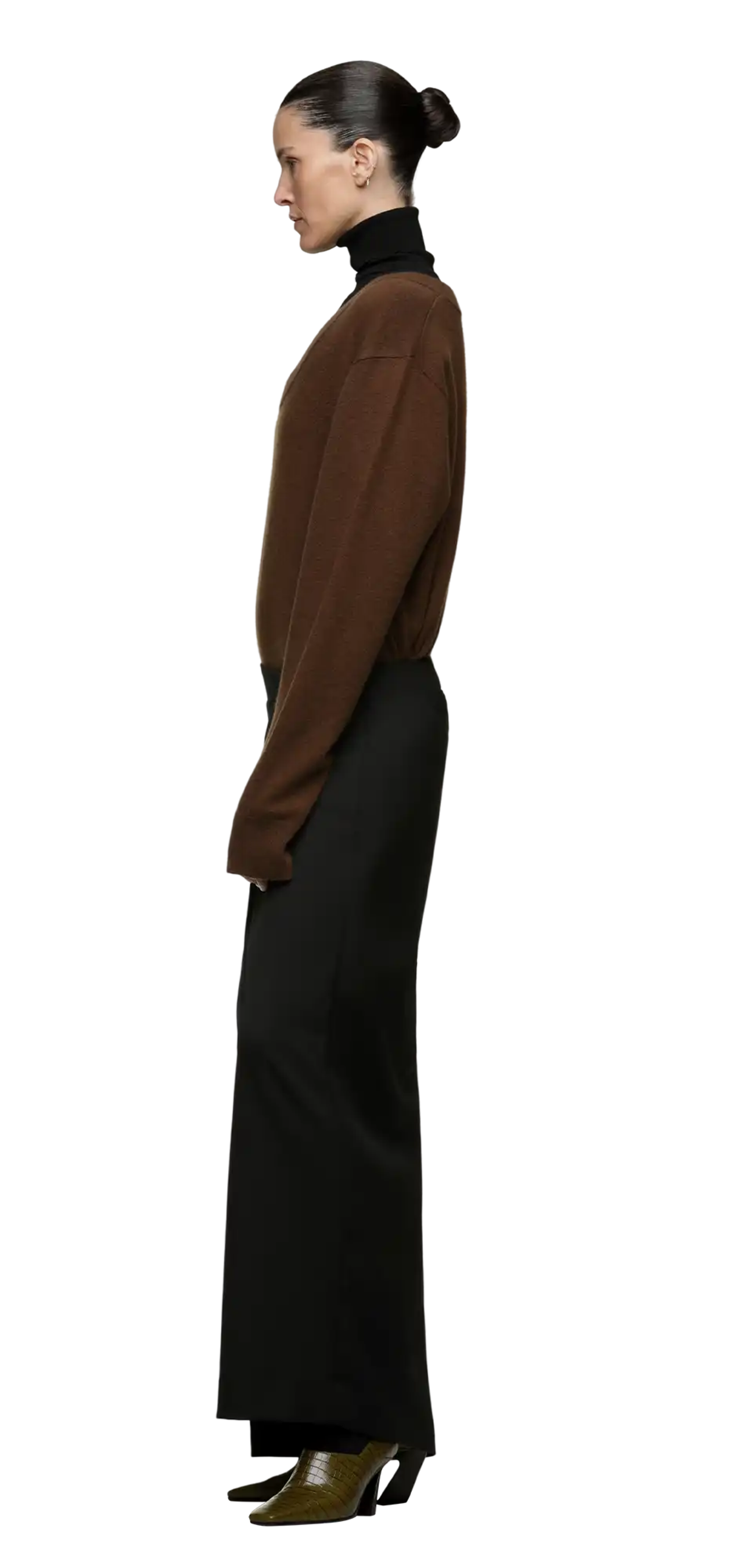 wrap-skirt-black-wool character left view