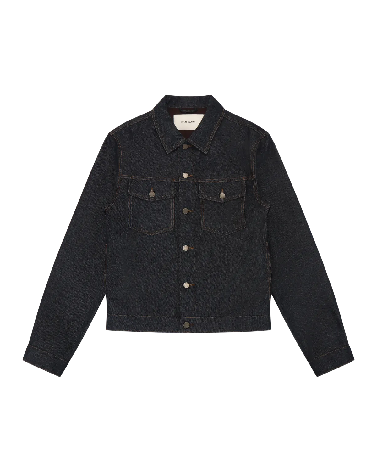 Classic Denim Jacket Raw Indigo - Image 4