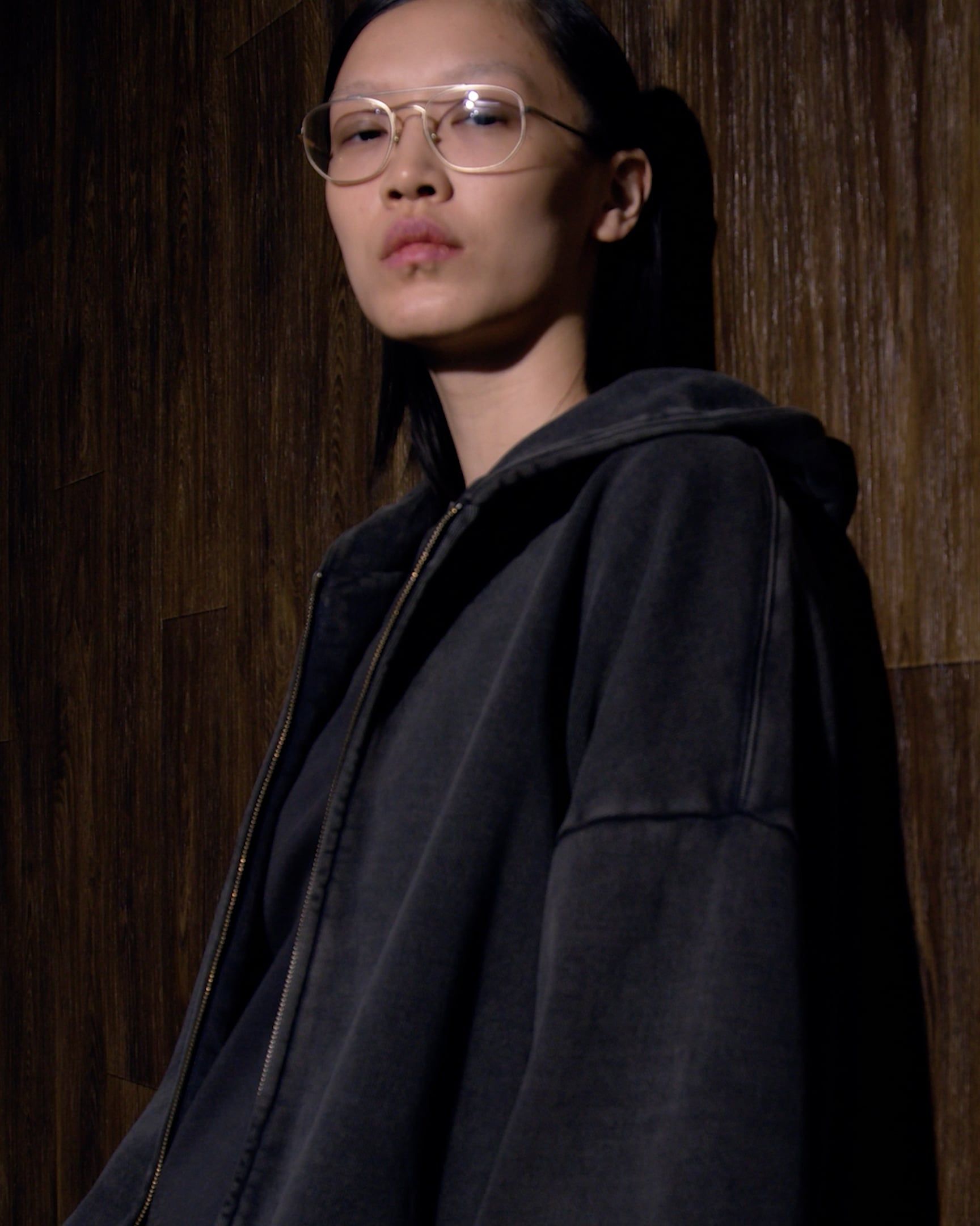 thermal hood washed black - entire studios
