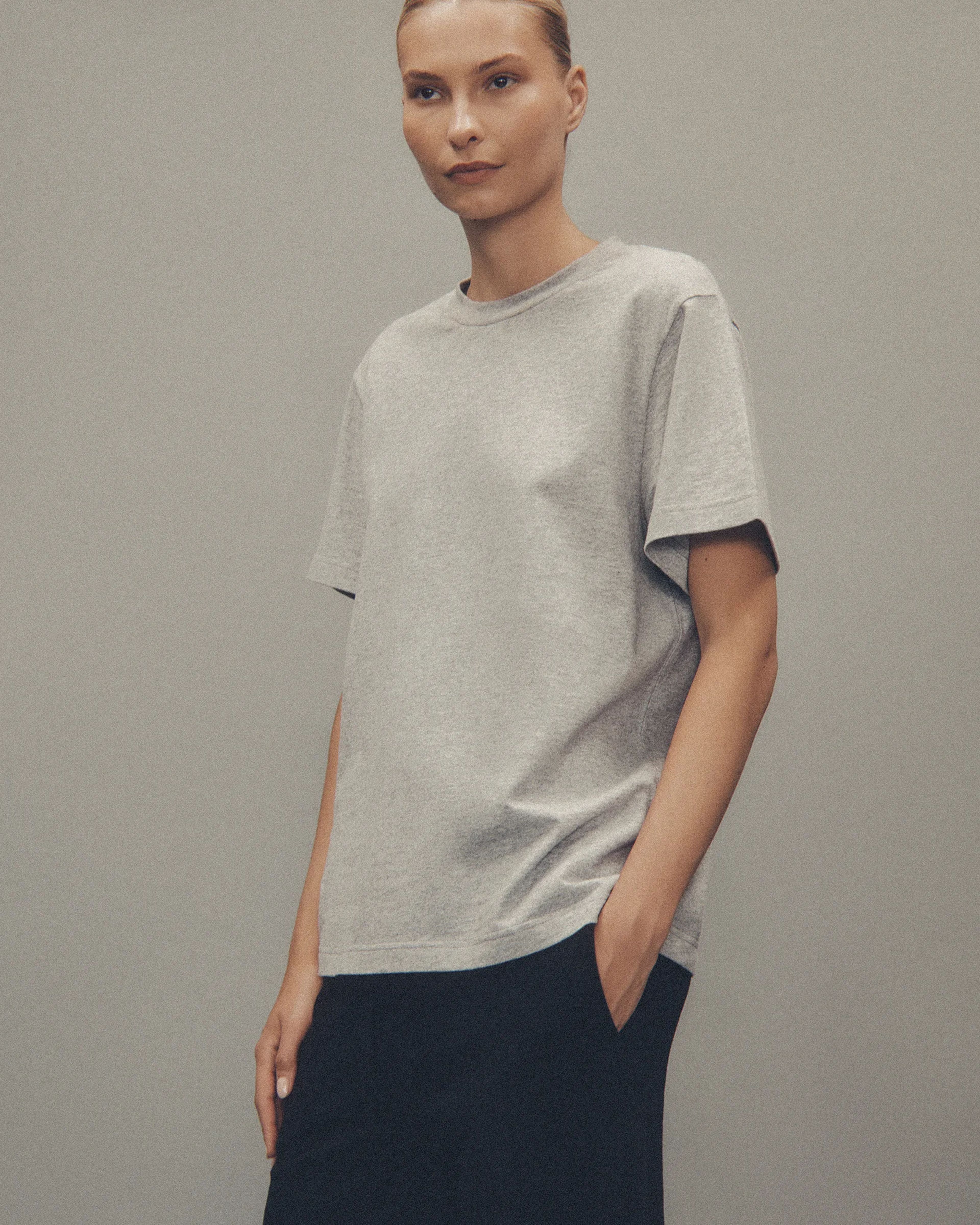 Standard Tee Grey Marle - Image 3