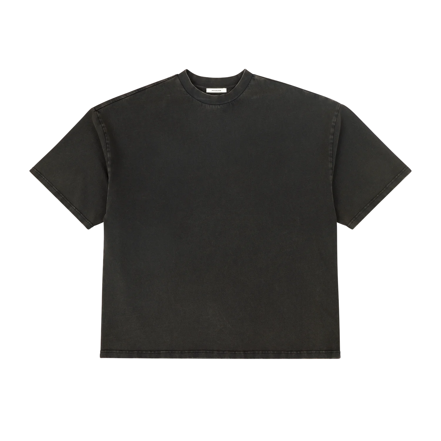 heavy boxy tee black - entire studios heavy boxy tee black - entire studios