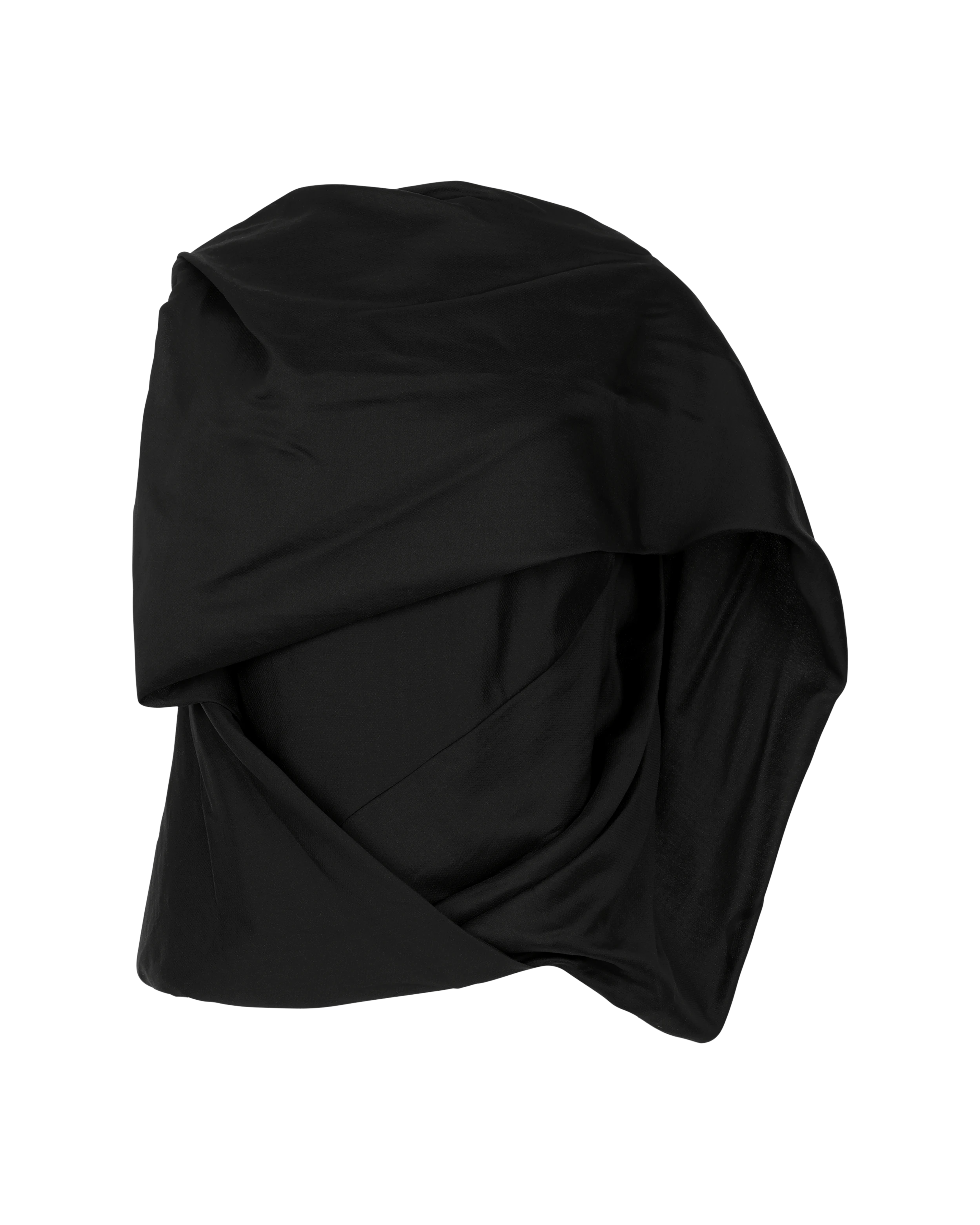 Side Drape Top Black - Image 1