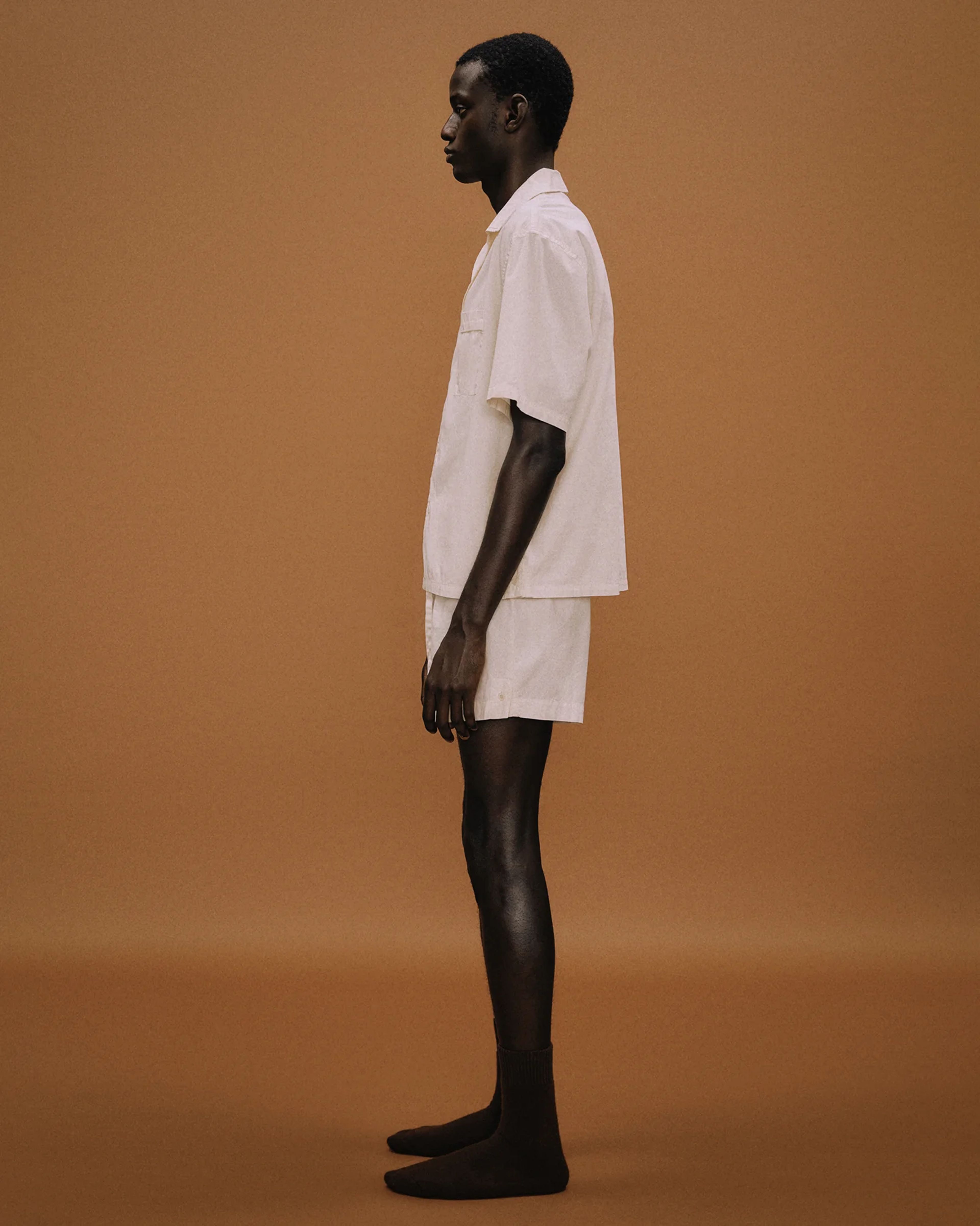 SS Pajama Shirt Off White - Image 7