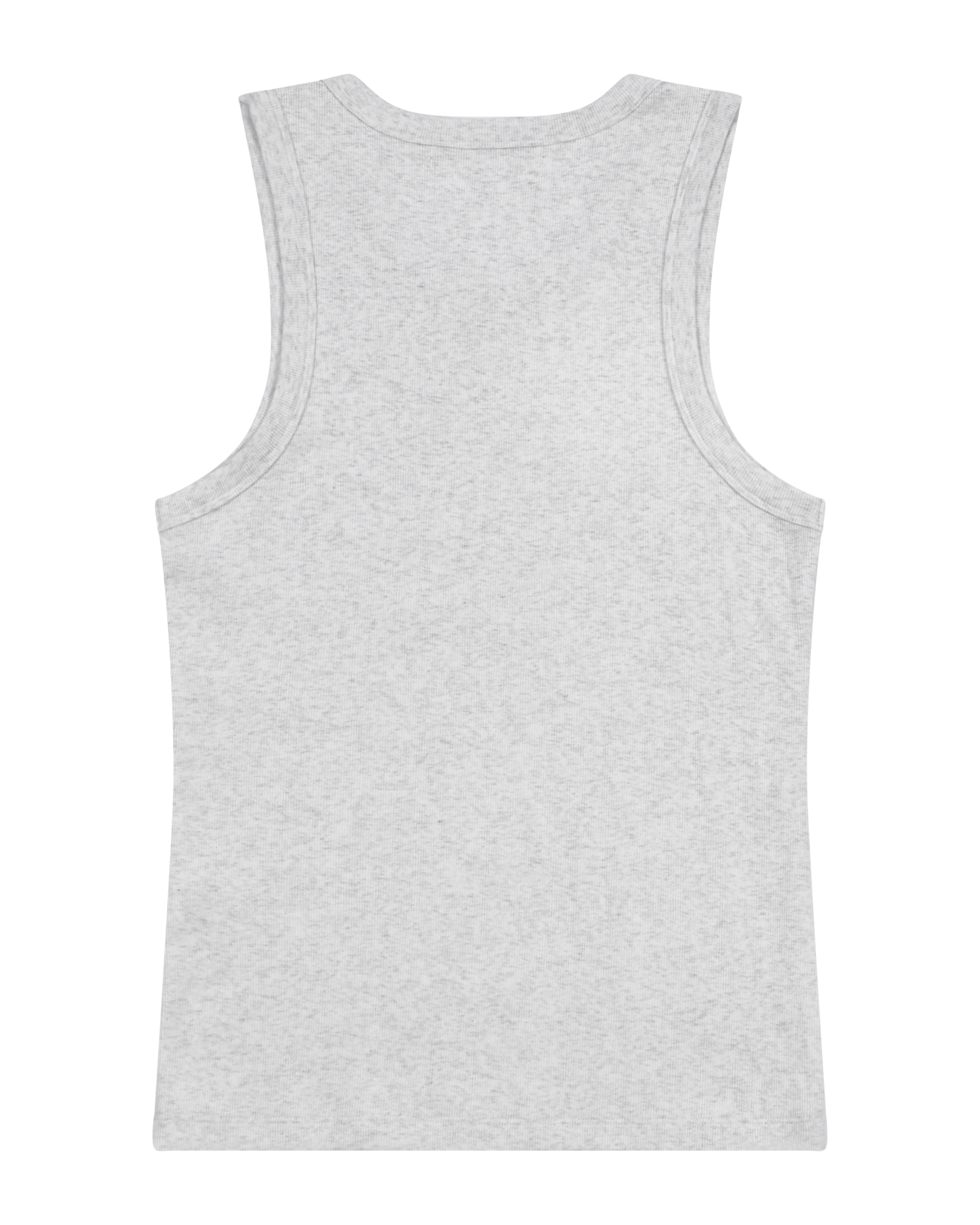 Rib Tank Heather Grey - Image 5