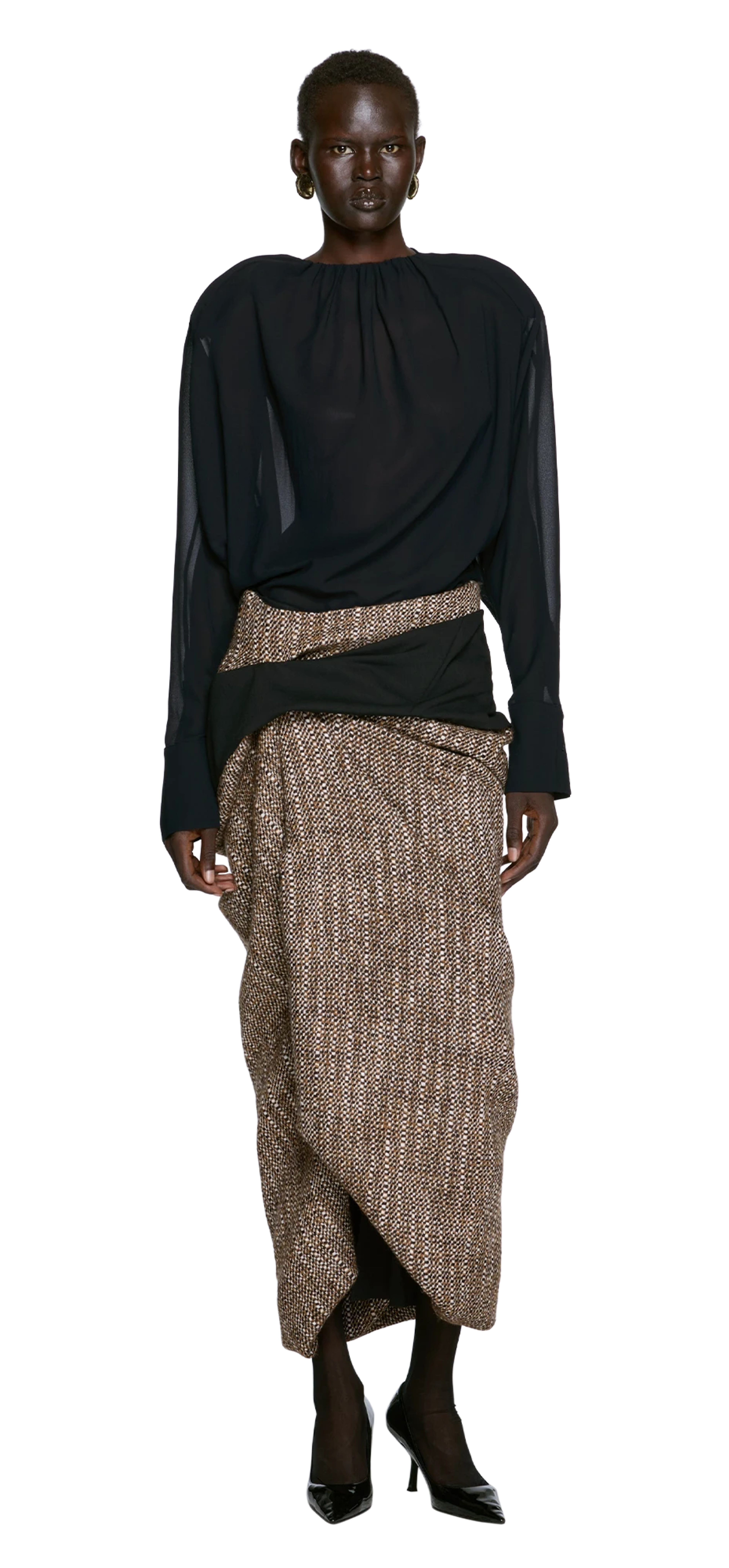 chez-skirt-woodland character front view