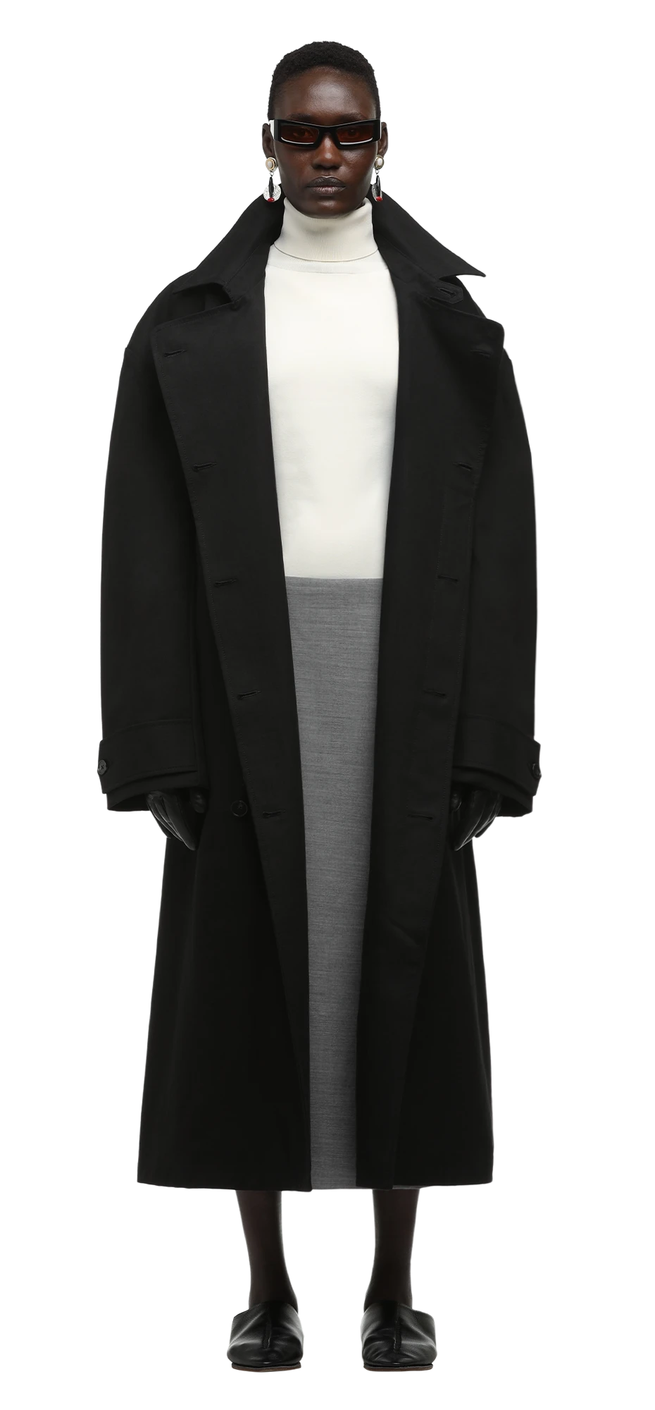 classic trench black - entire studios classic trench black - entire studios