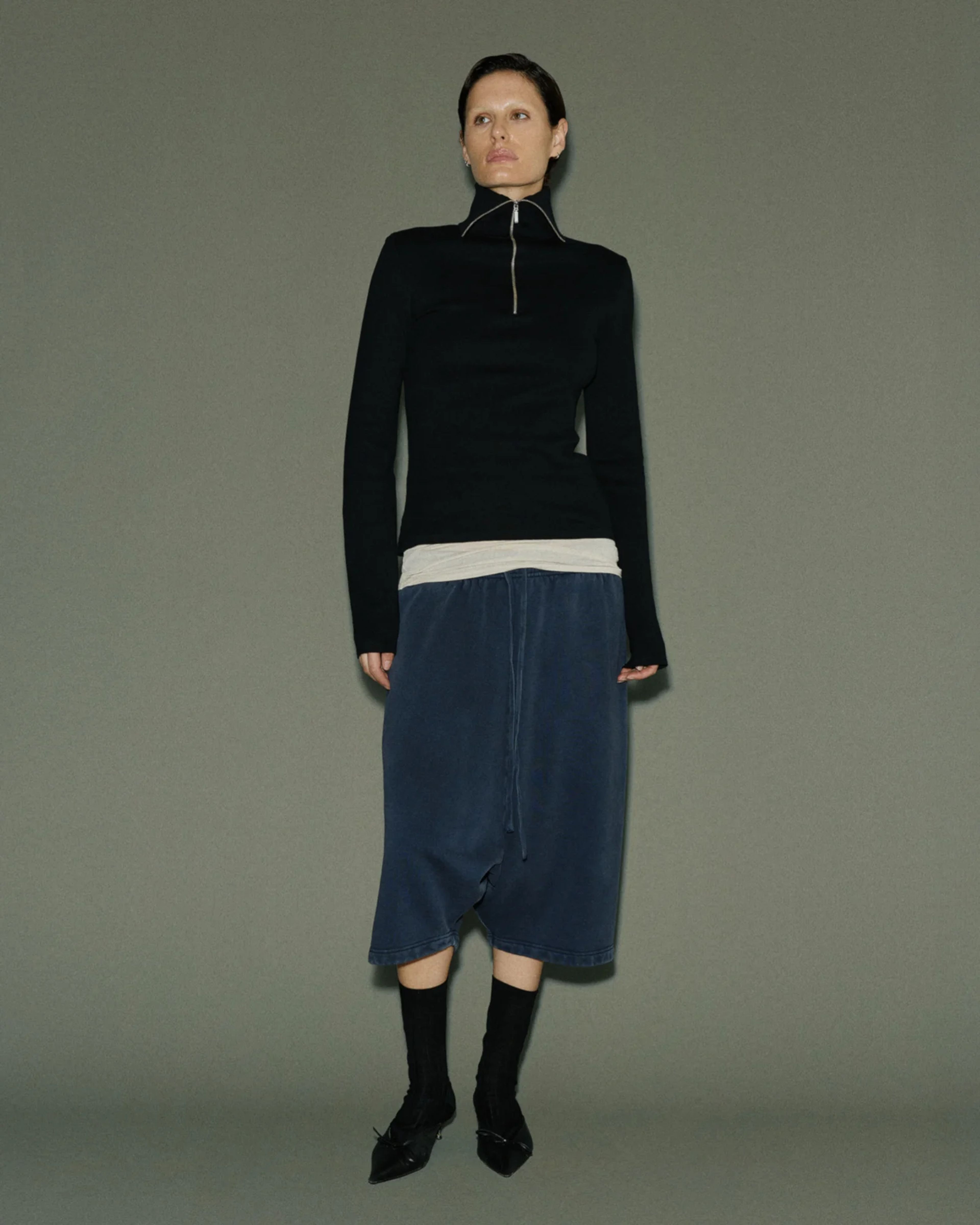 Drop Short Salted Navy - Image 2