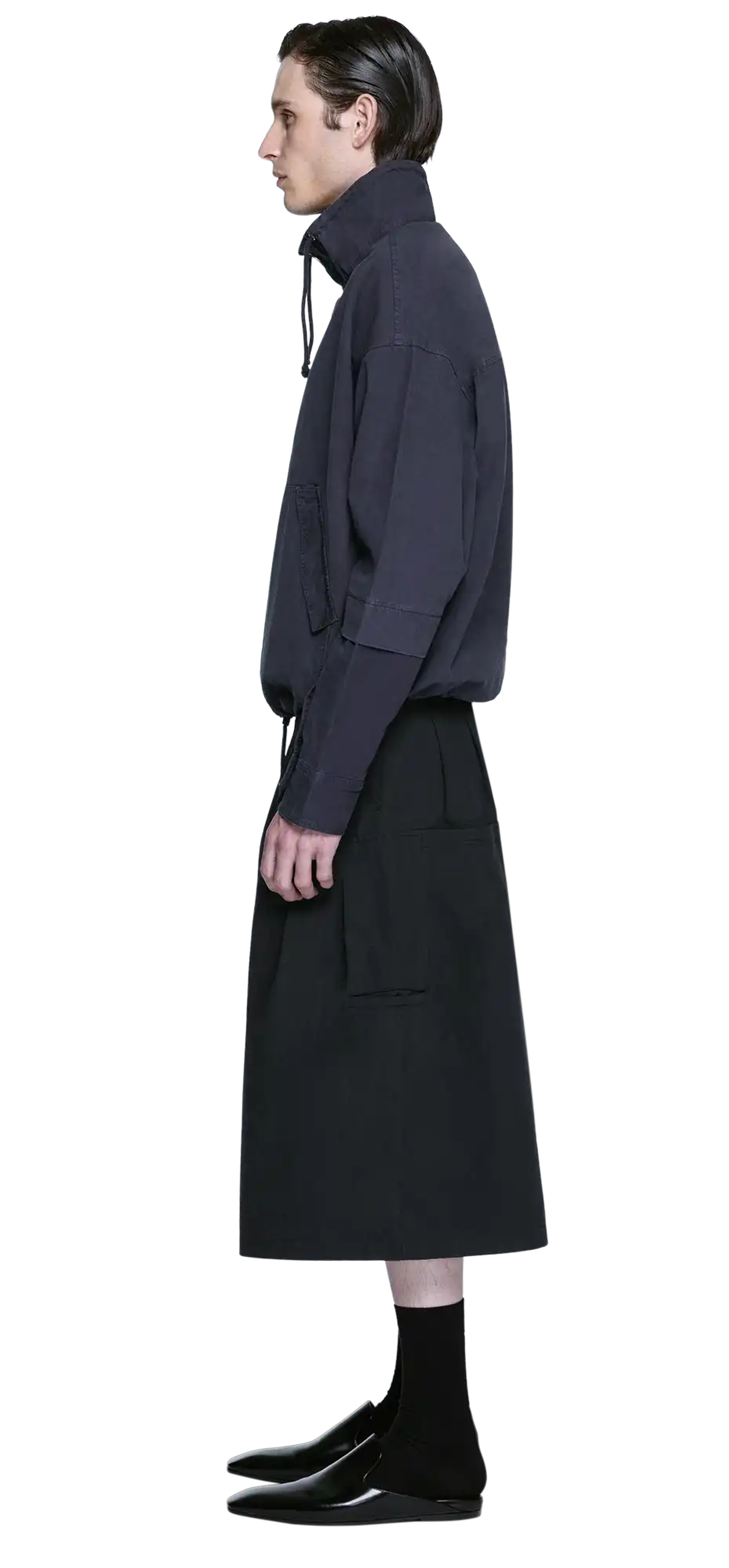 bowery-anorak-navy-blue character left view