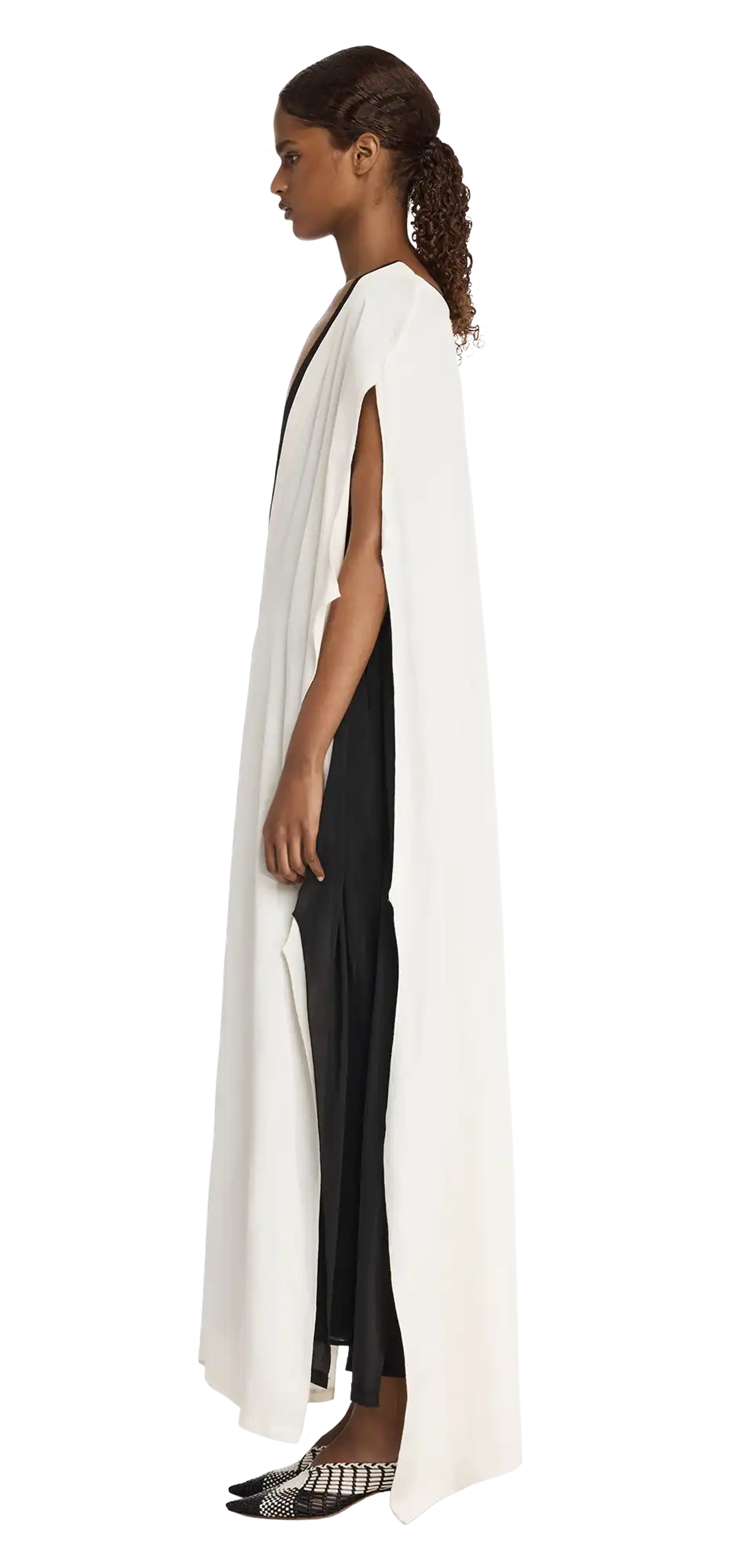 sheet-dress-noir character left view