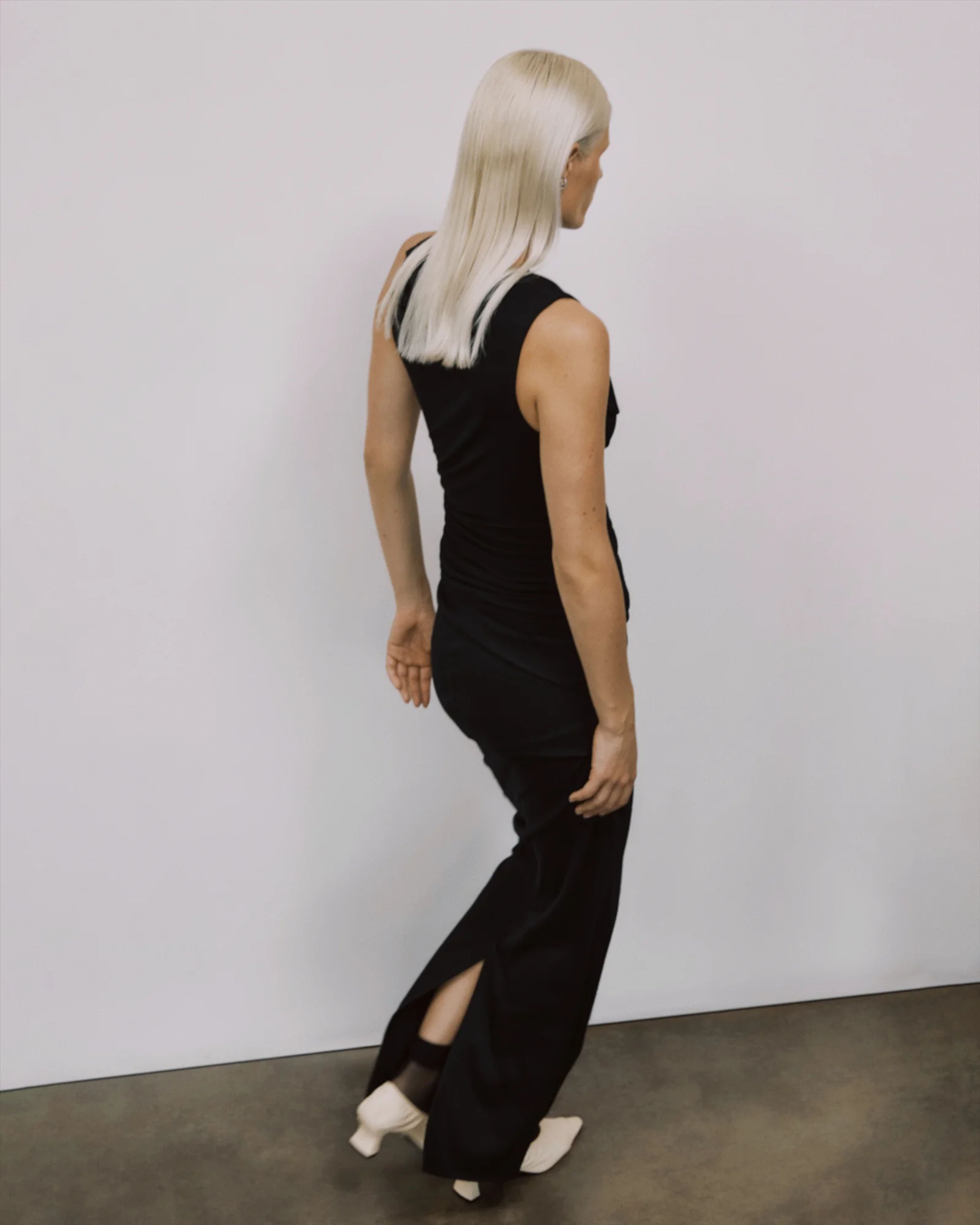 Drape Tank Black - Image 4