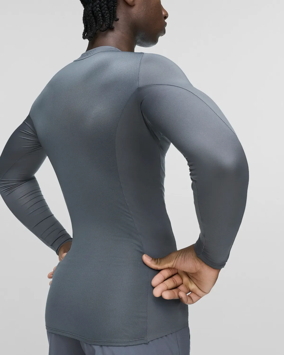 Techfit Compression Training Long Sleeve Granite - Image 3