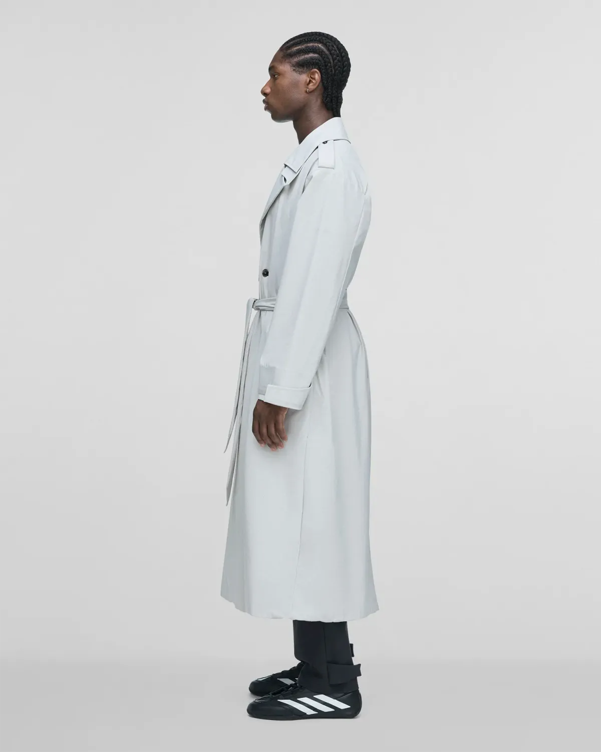 Uniform Trenchcoat Chalk Pearl - Image 7