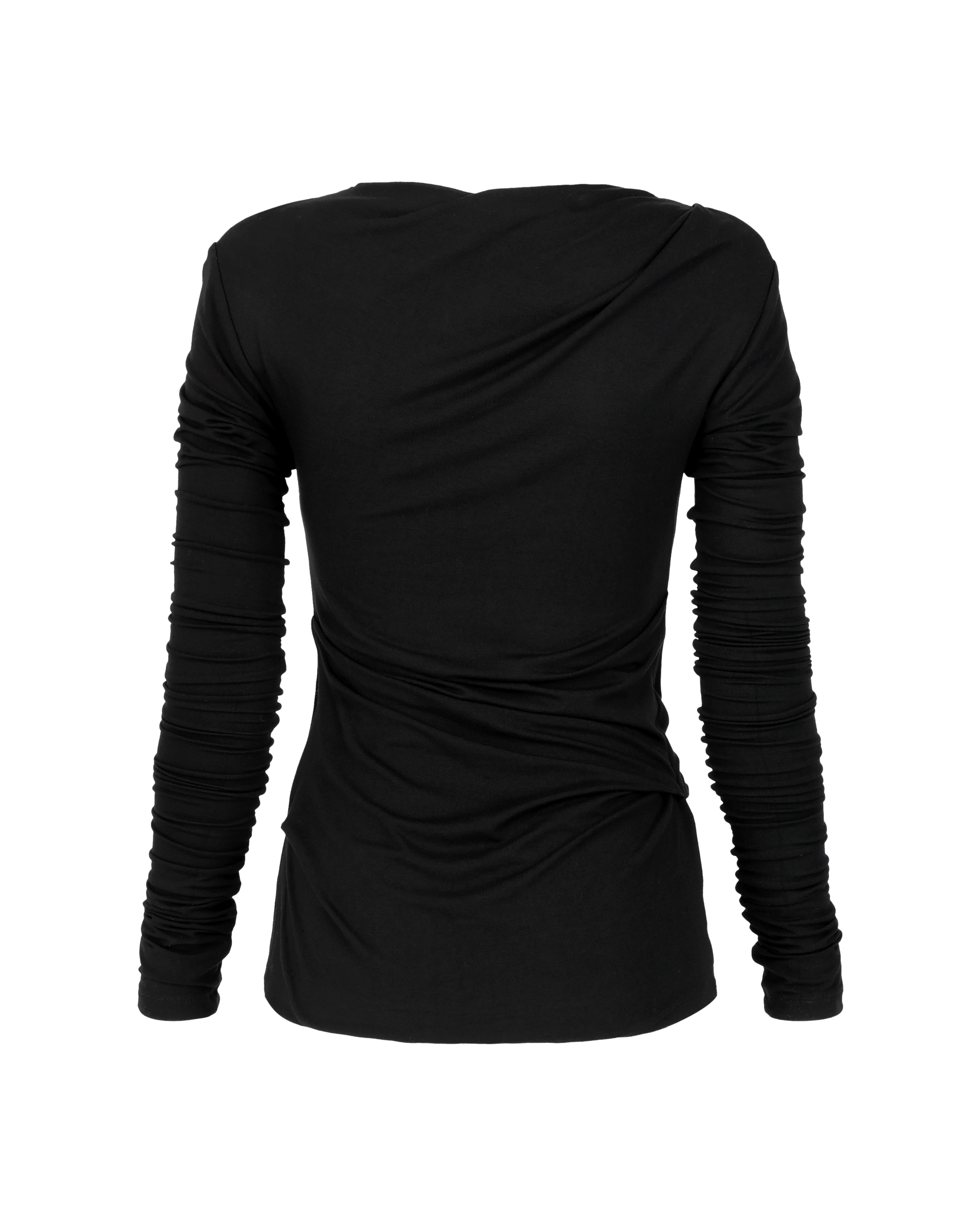 Drape Top Black - Image 5