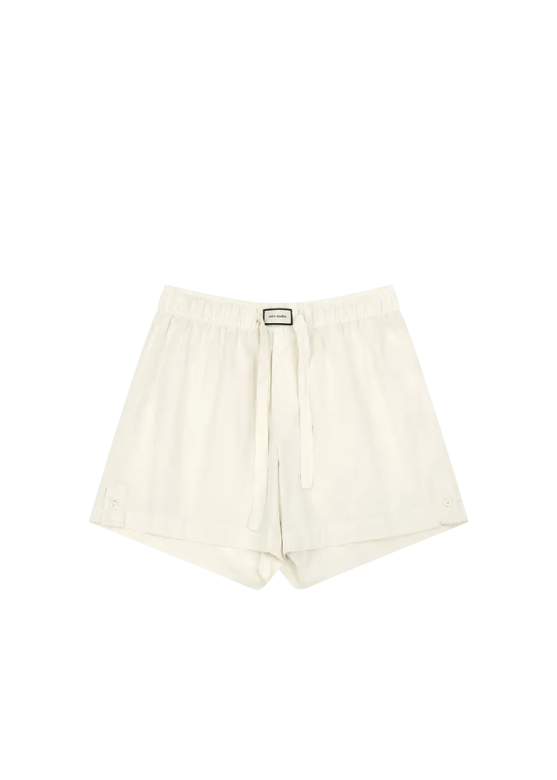 pajama-short-off-white garment view