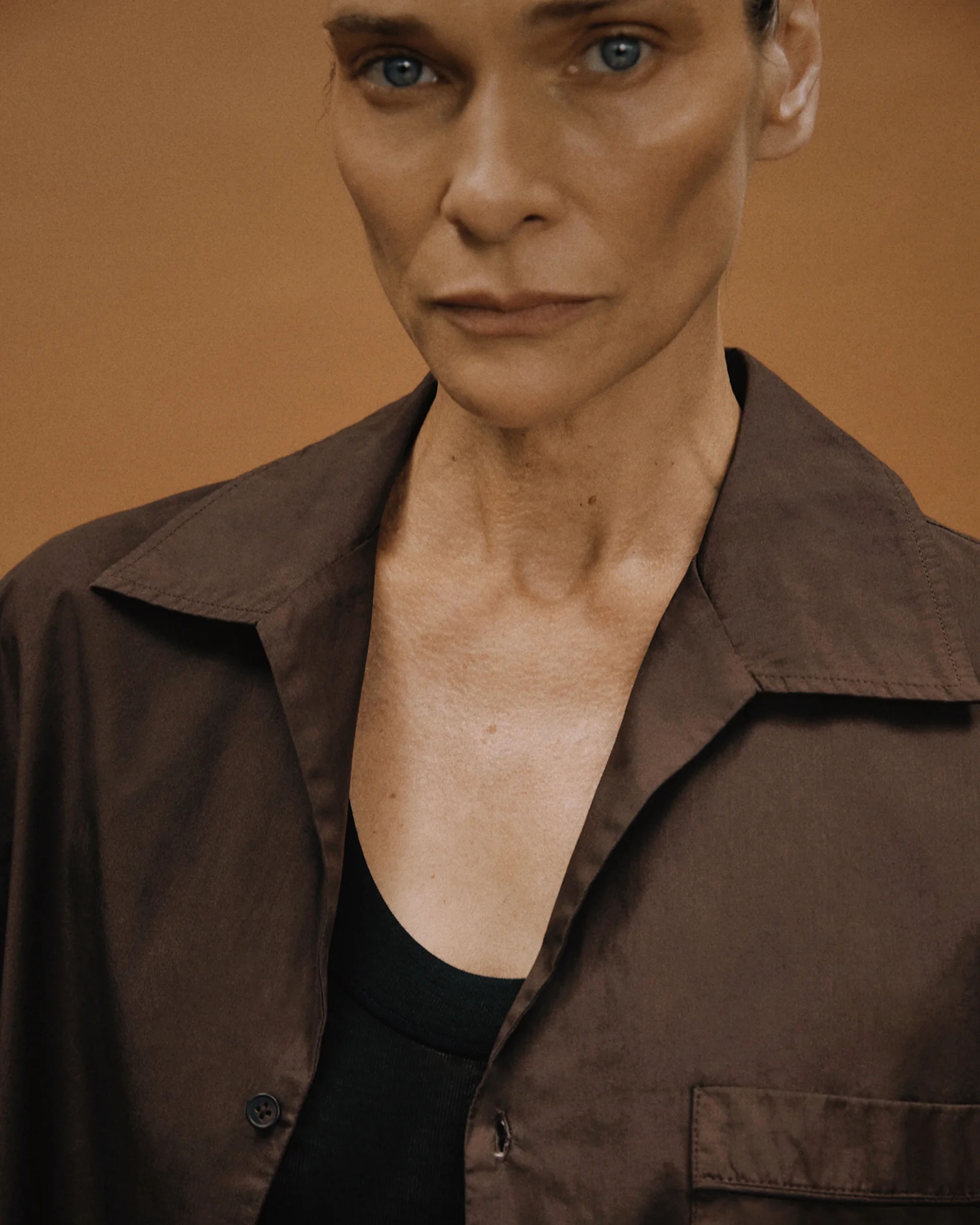 SS Pajama Shirt Brunette - Image 4