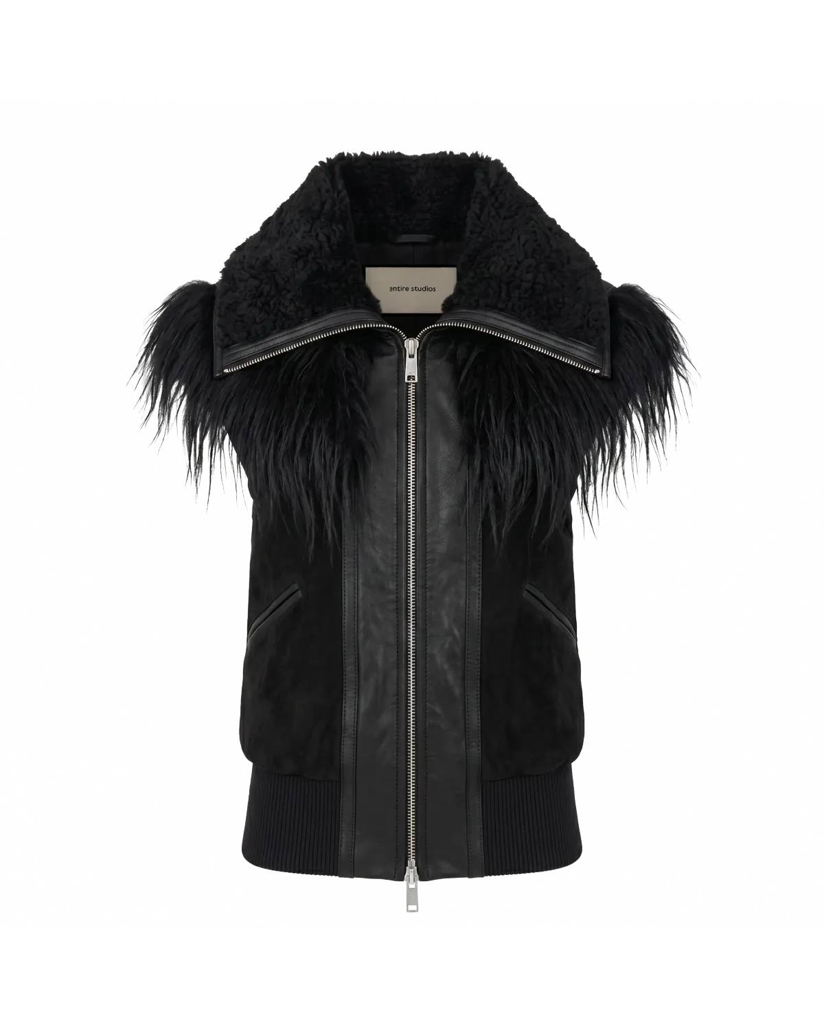 Pelle Vest Black Leather - Image 2