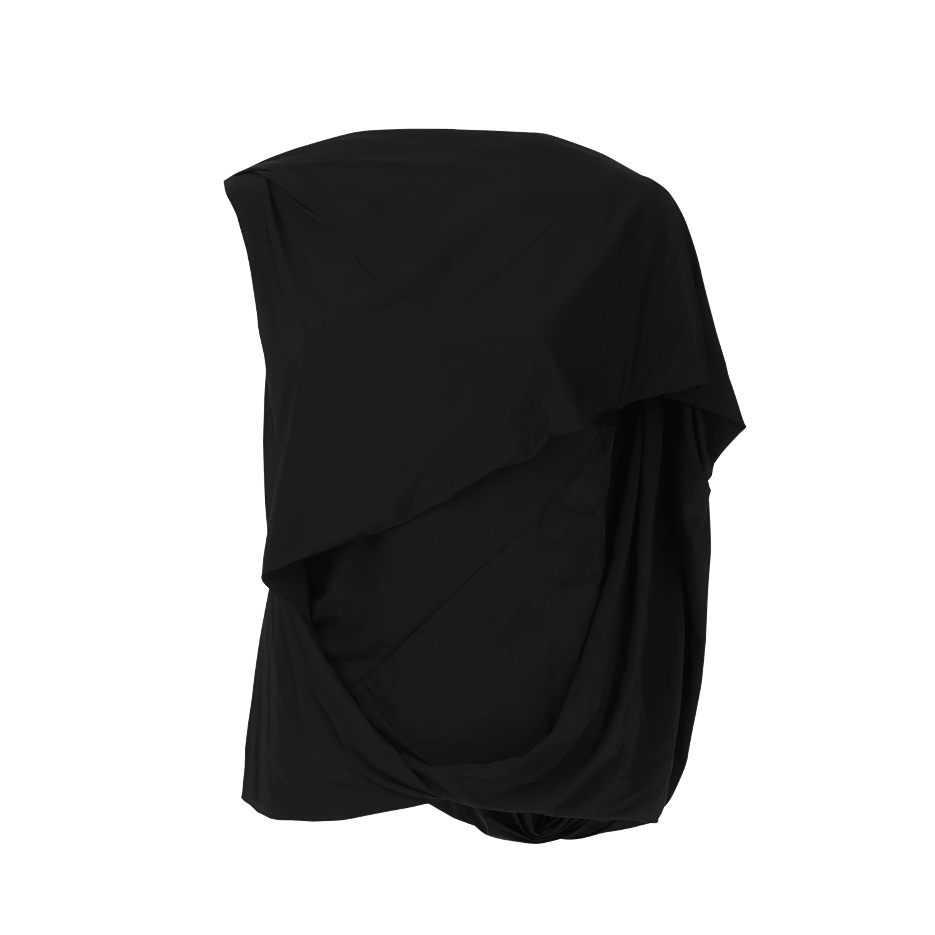 Product lycra-side-drape-top-black thumbnail