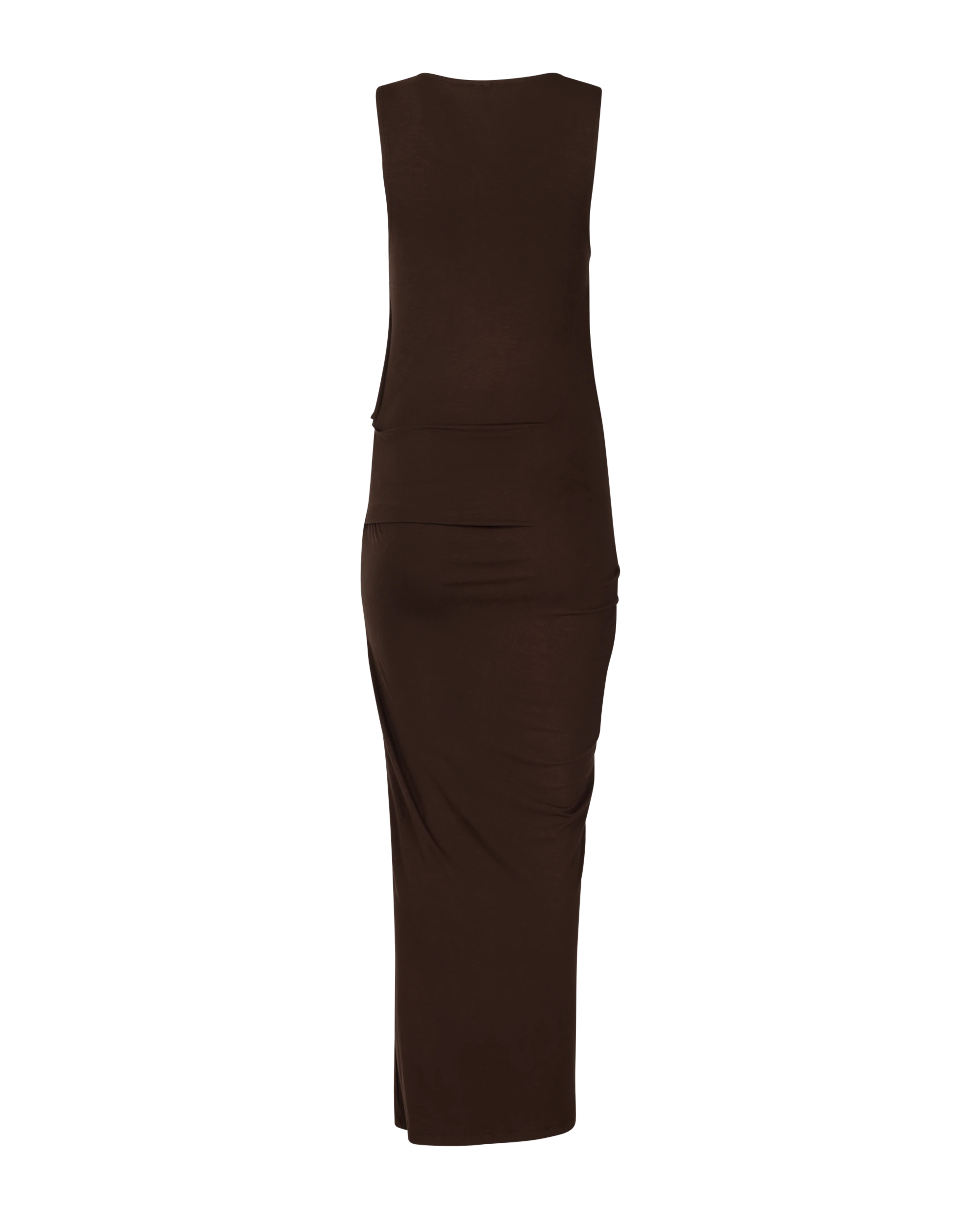 Drape Dress Tobacco - Image 6