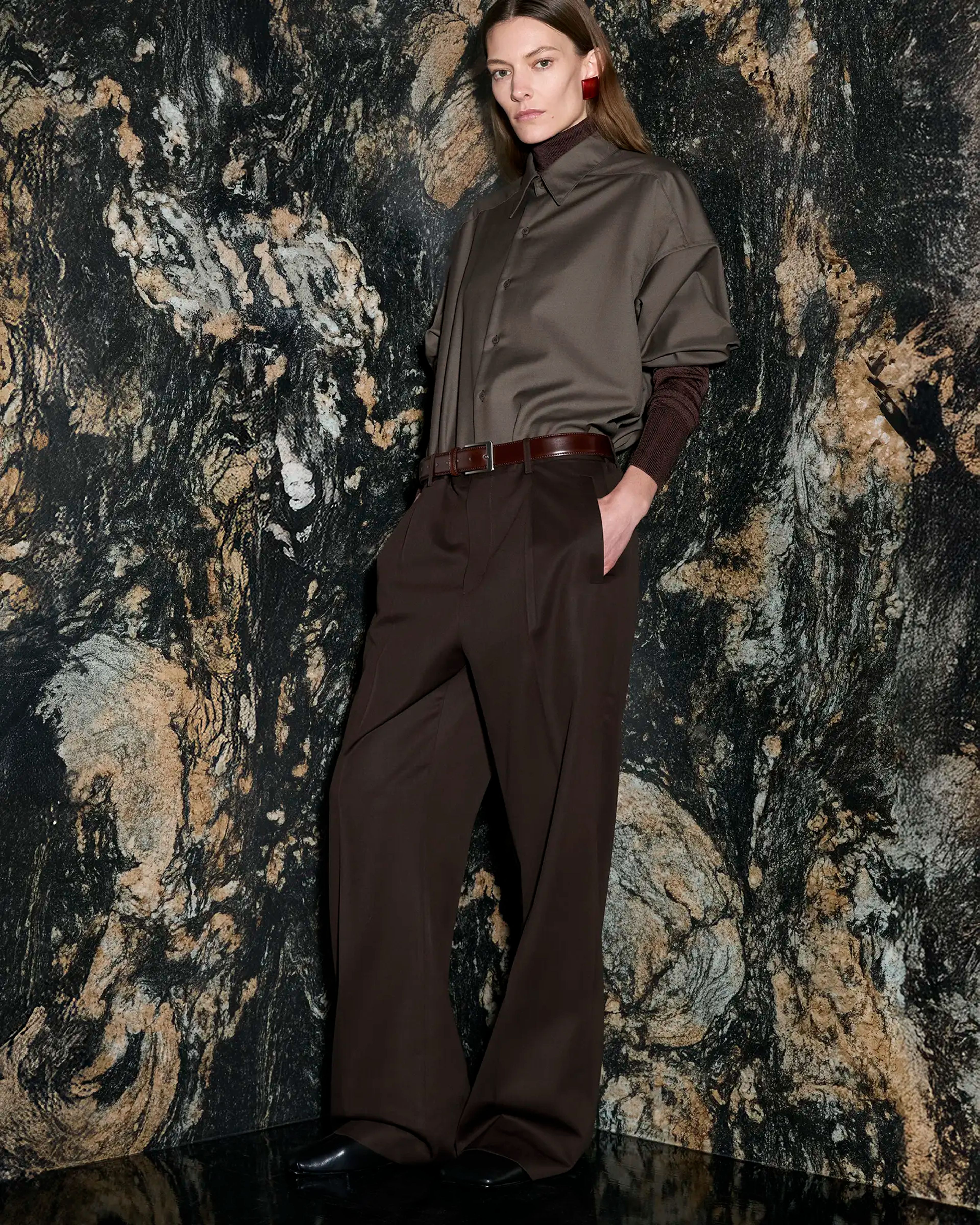 Father Suiting Pant Tobacco - Image 1