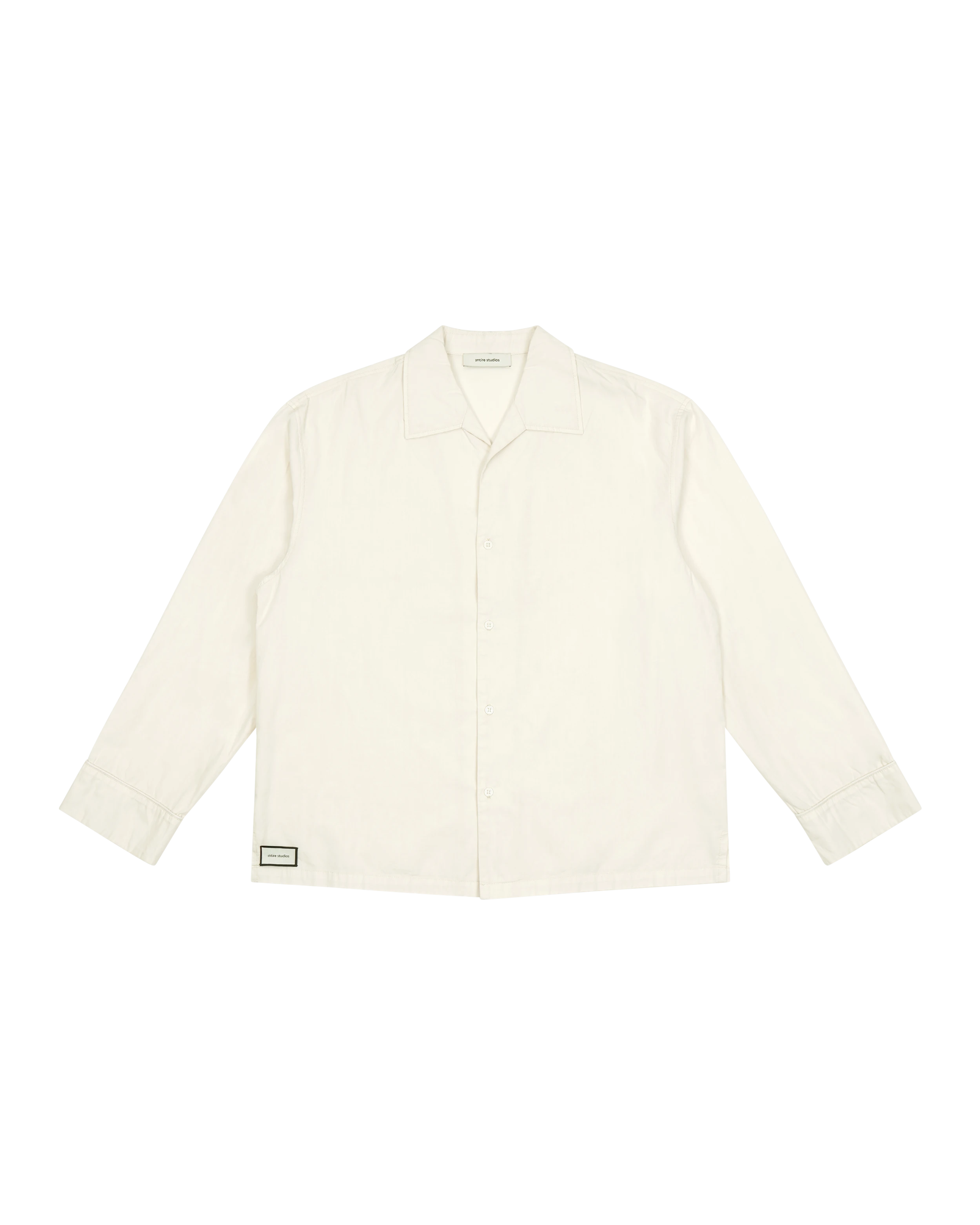 LS Pajama Shirt Off White - Image 6