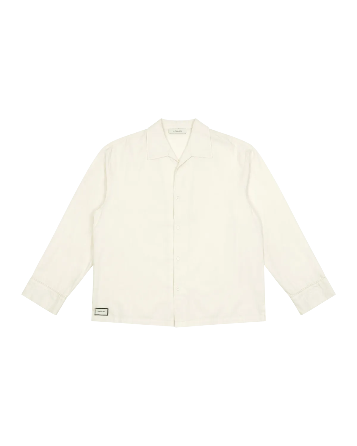 LS Pajama Shirt Off White - Image 6