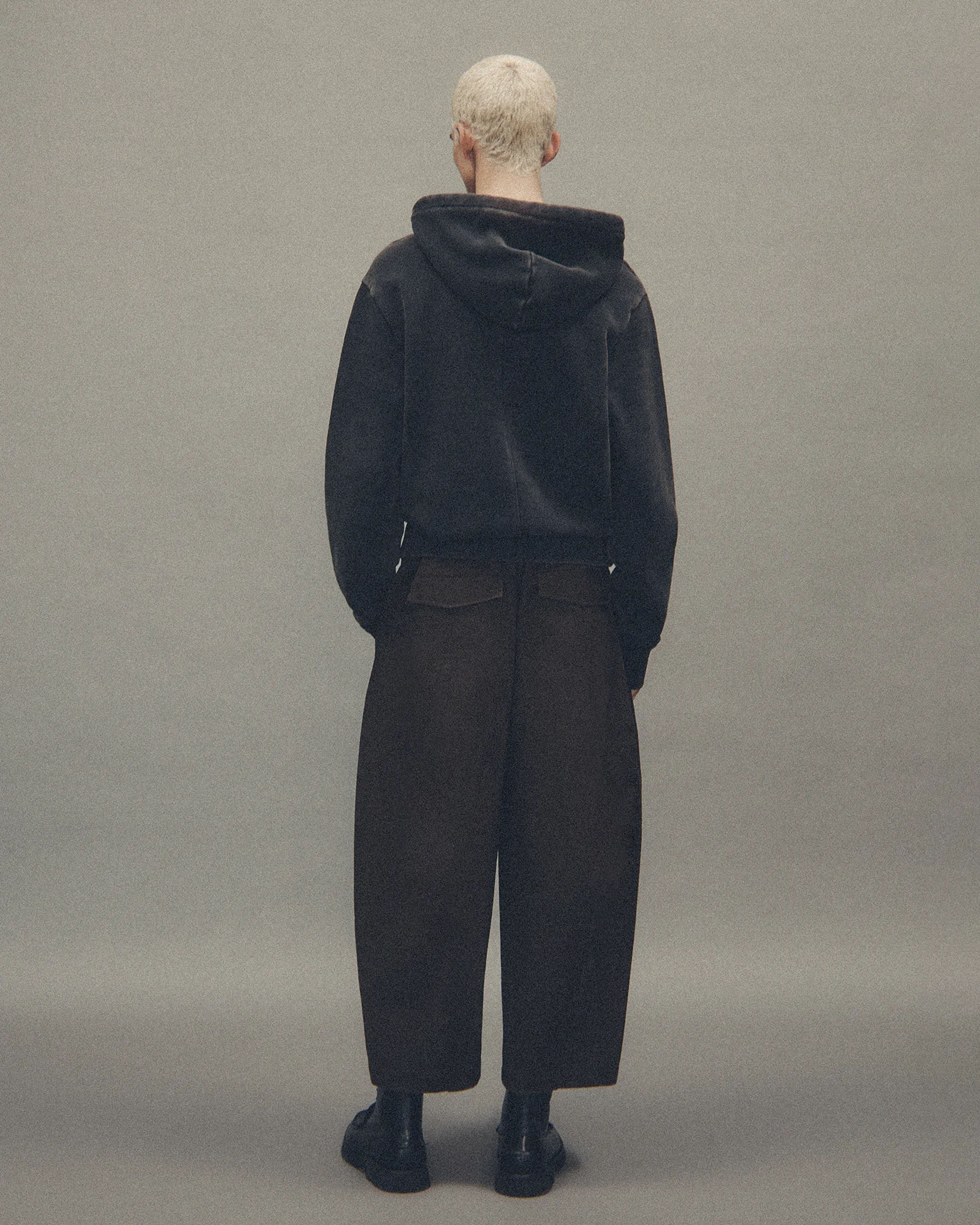 Slim Zip Up Washed Black - Image 6