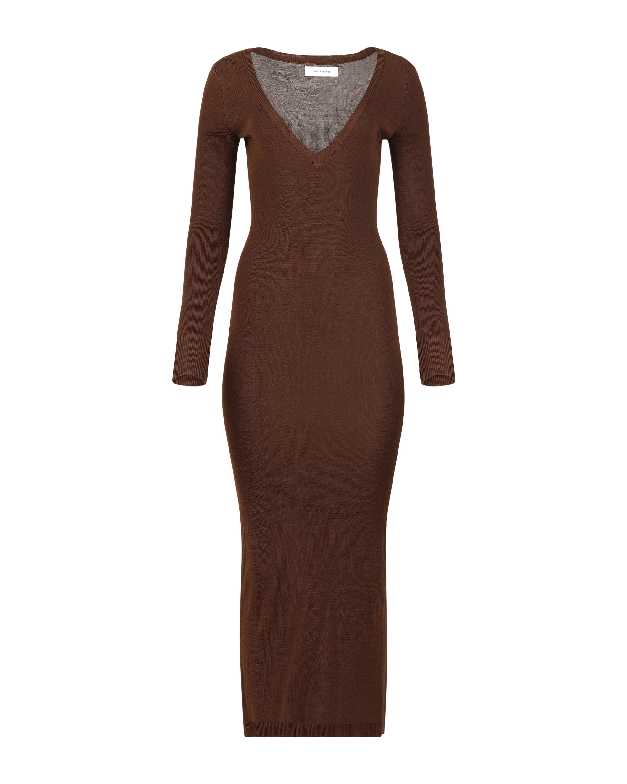 midi v neck elegant evening dress long sleeve Fast Delivery Long Sleeve V-Neck A-Line Midi Wedding Guest Dresses