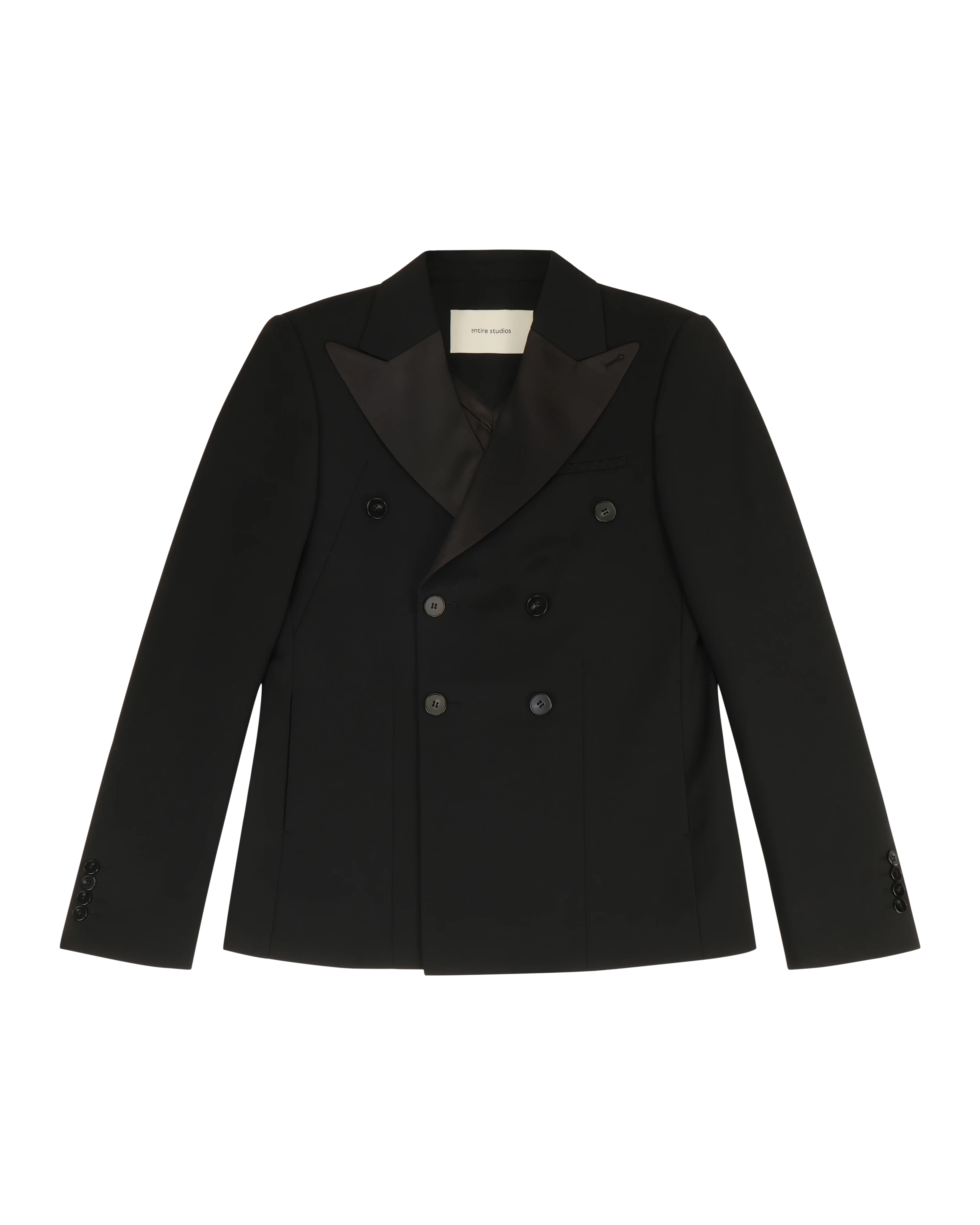 Mason Tailored Jacket Black Wool - Image 2